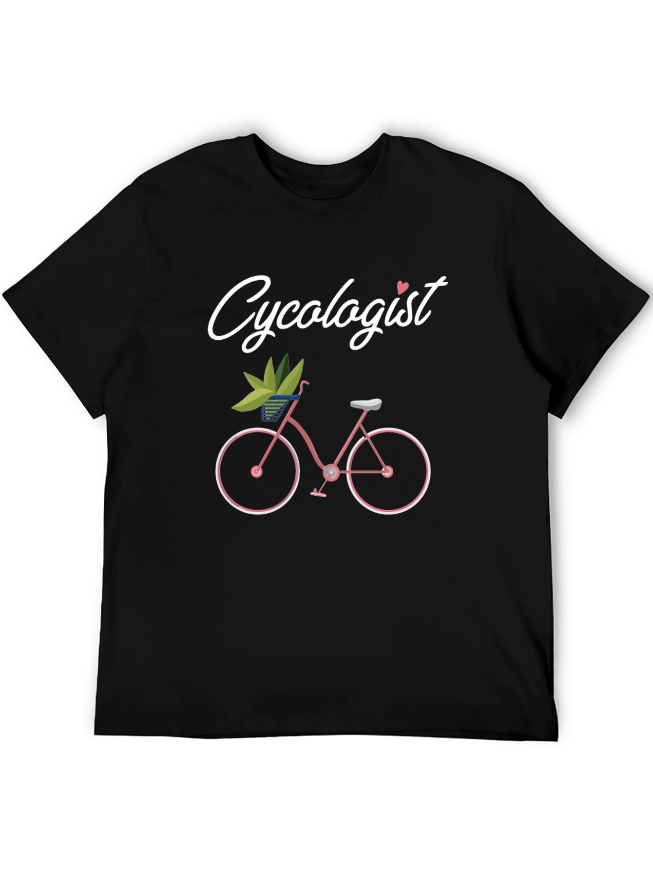 Black Cyclologist Graphic Tee - Black Cotton T-Shirt view 5