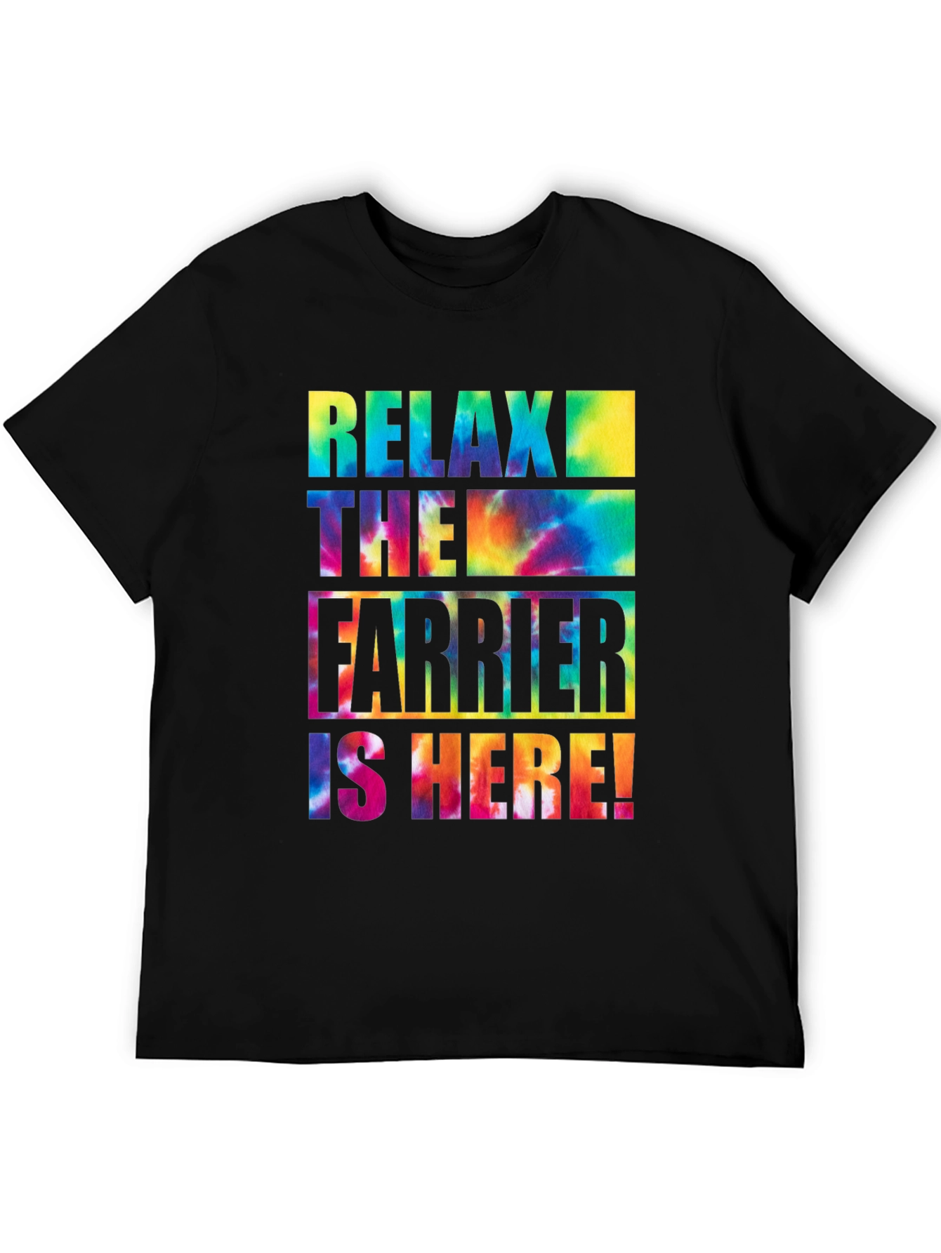 Black Relax The Farrier Is Here T-Shirt view 5