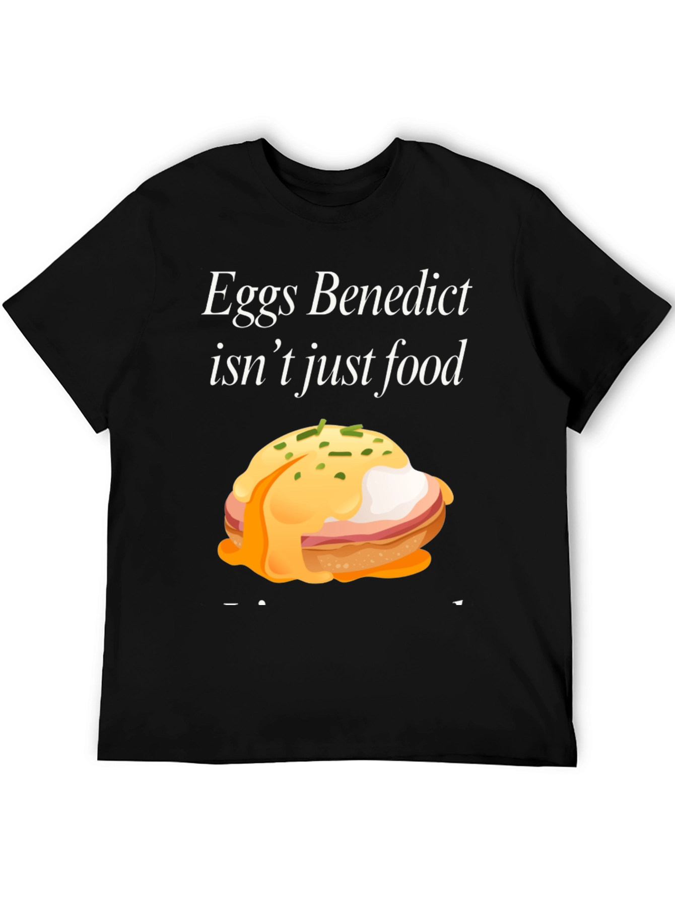 Eggs Benedict Fan T-Shirt - Foodie Novelty Tee - 5