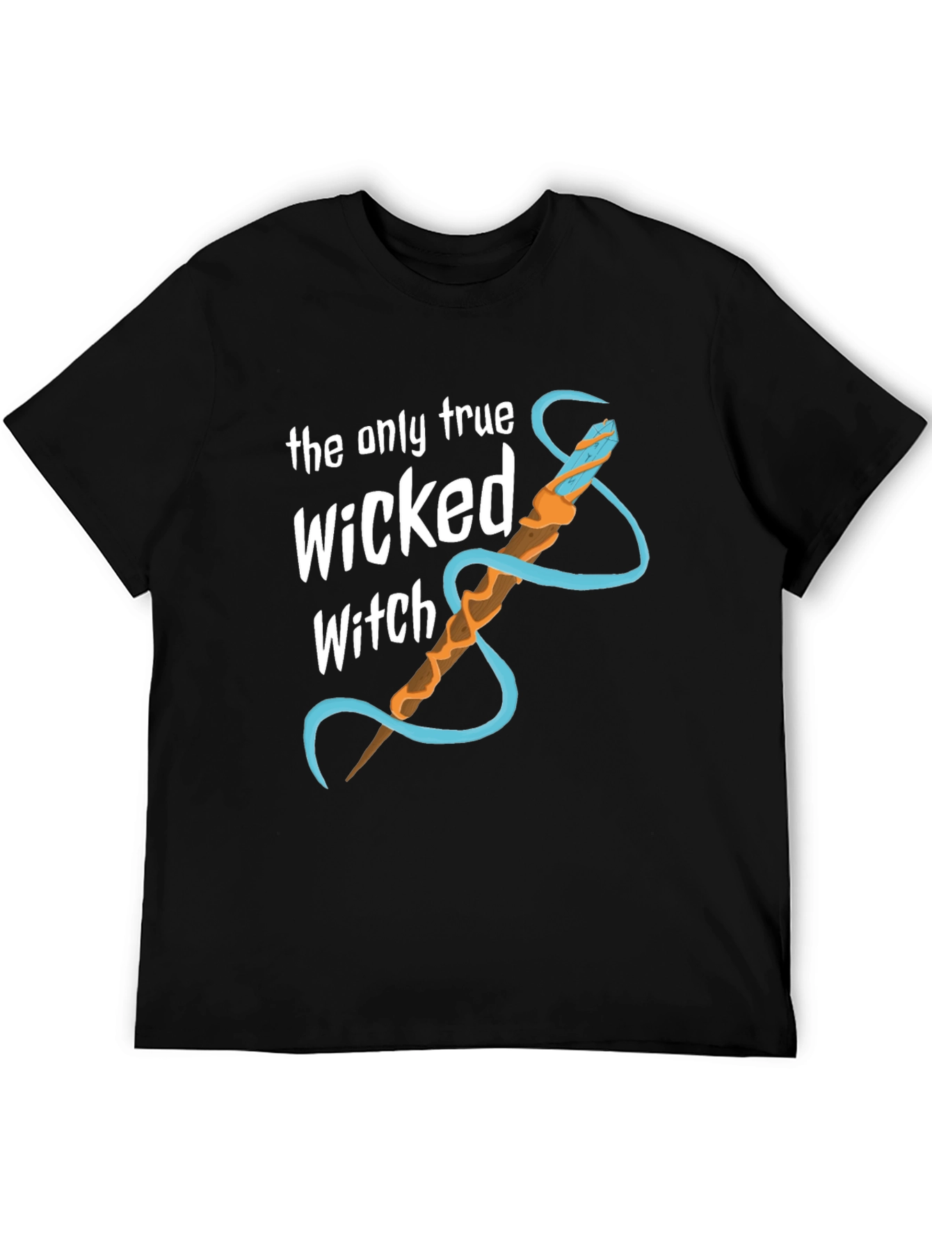 Black Wicked Witch Graphic Tee - Novelty T-Shirt view 5