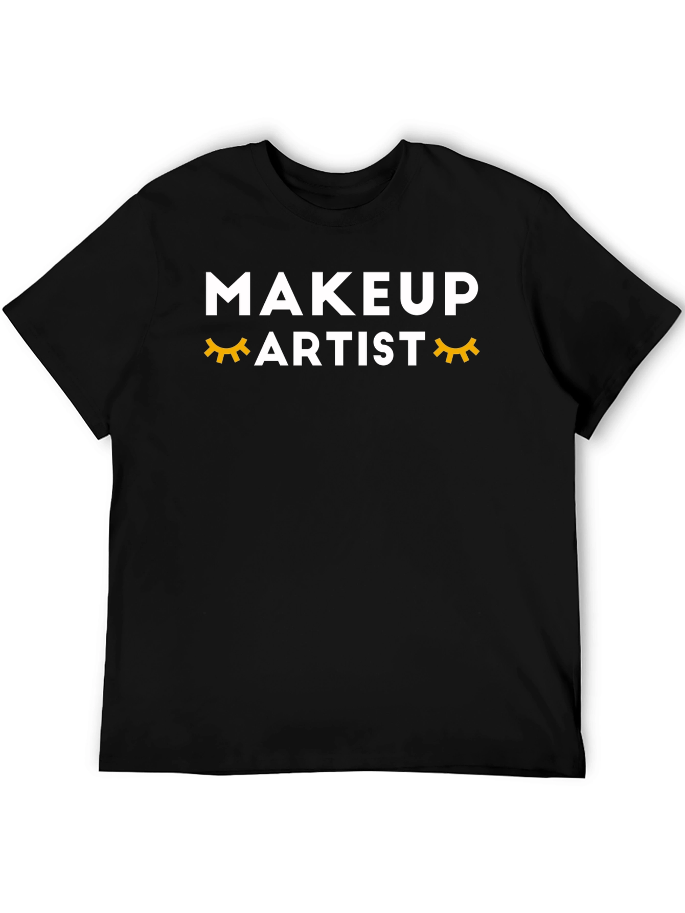 Black Makeup Artist Graphic T-Shirt - Black view 5