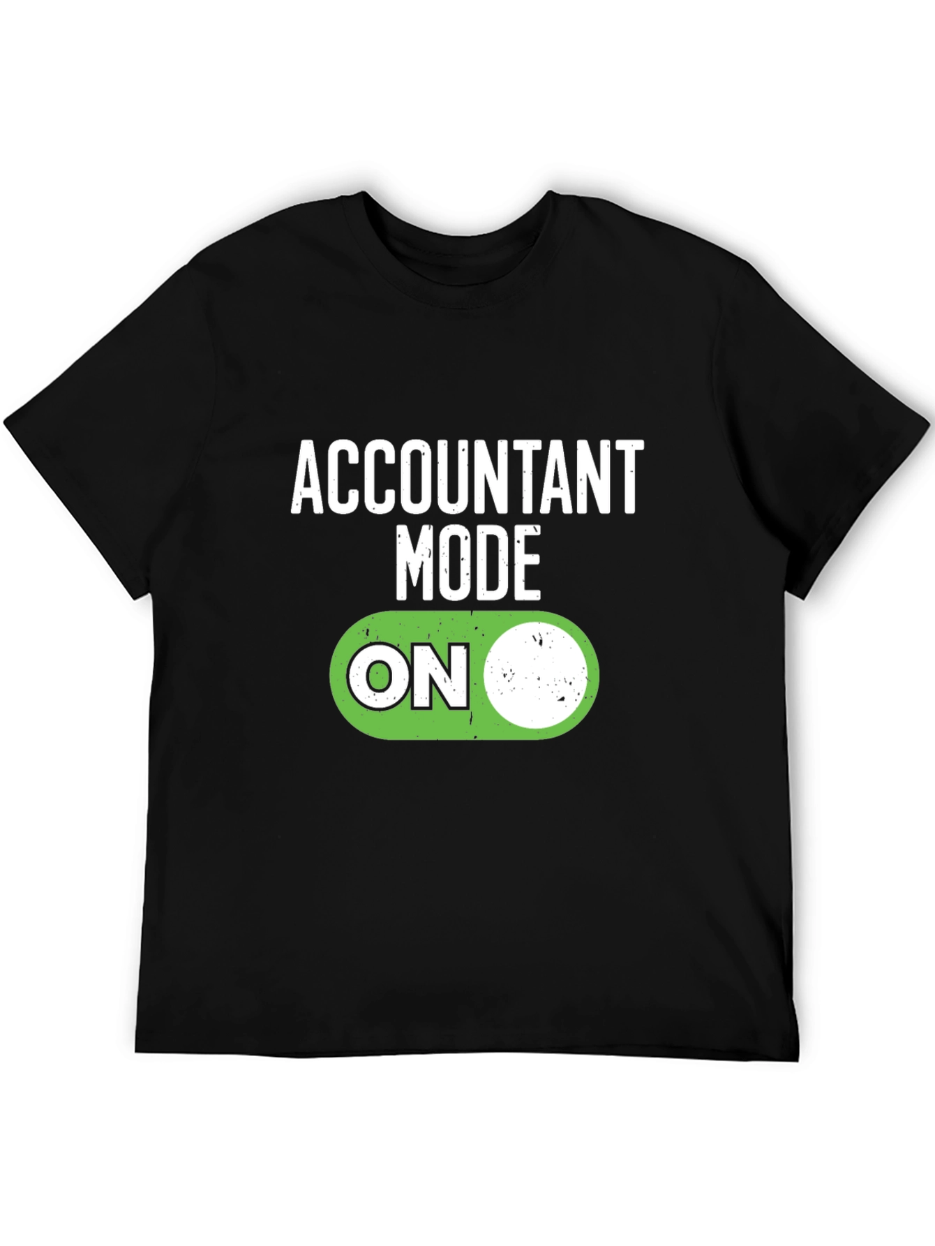 Black Accountant Mode On T-Shirt view 5