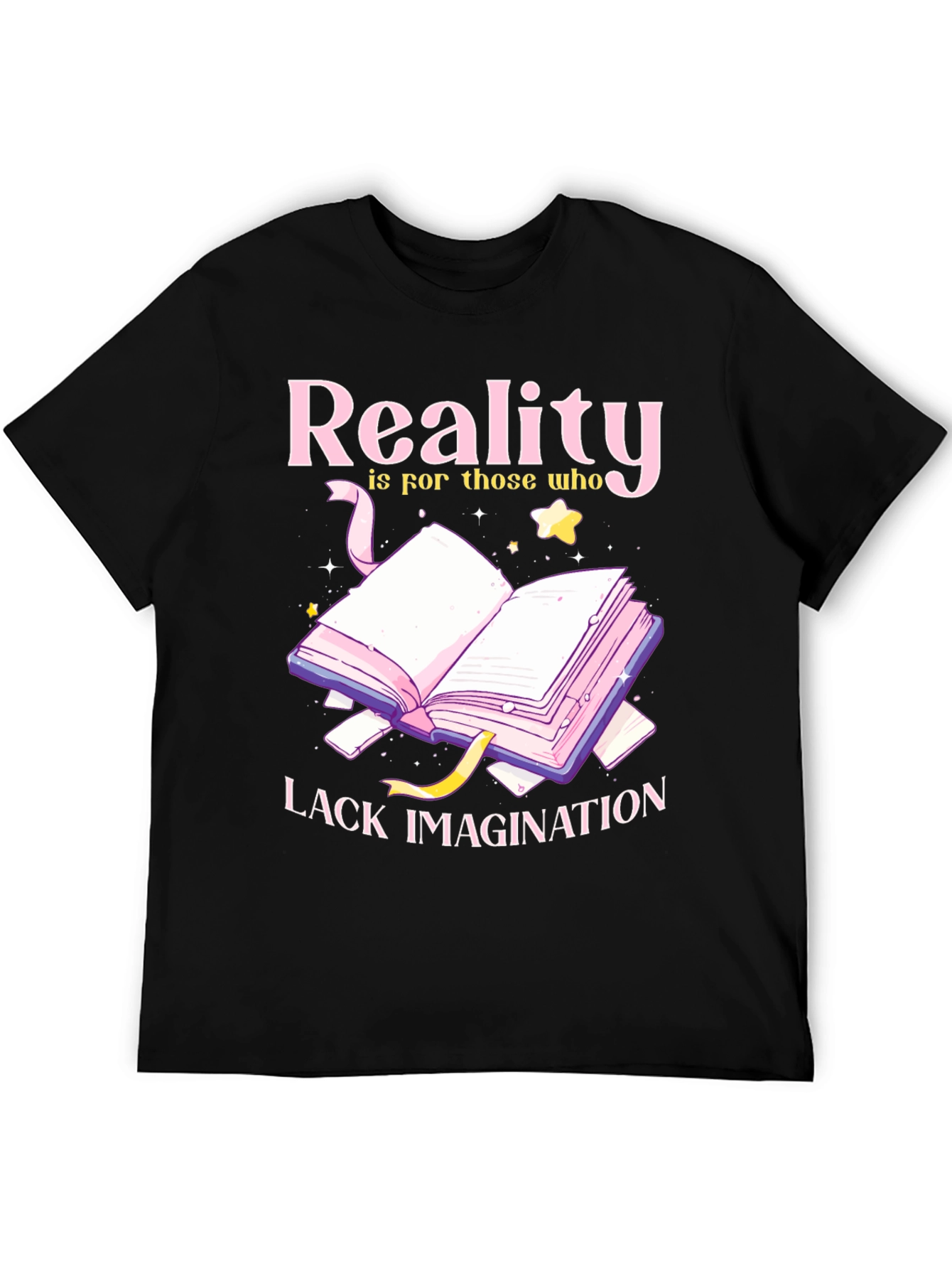 Black Reality Lacks Imagination Graphic Tee view 5