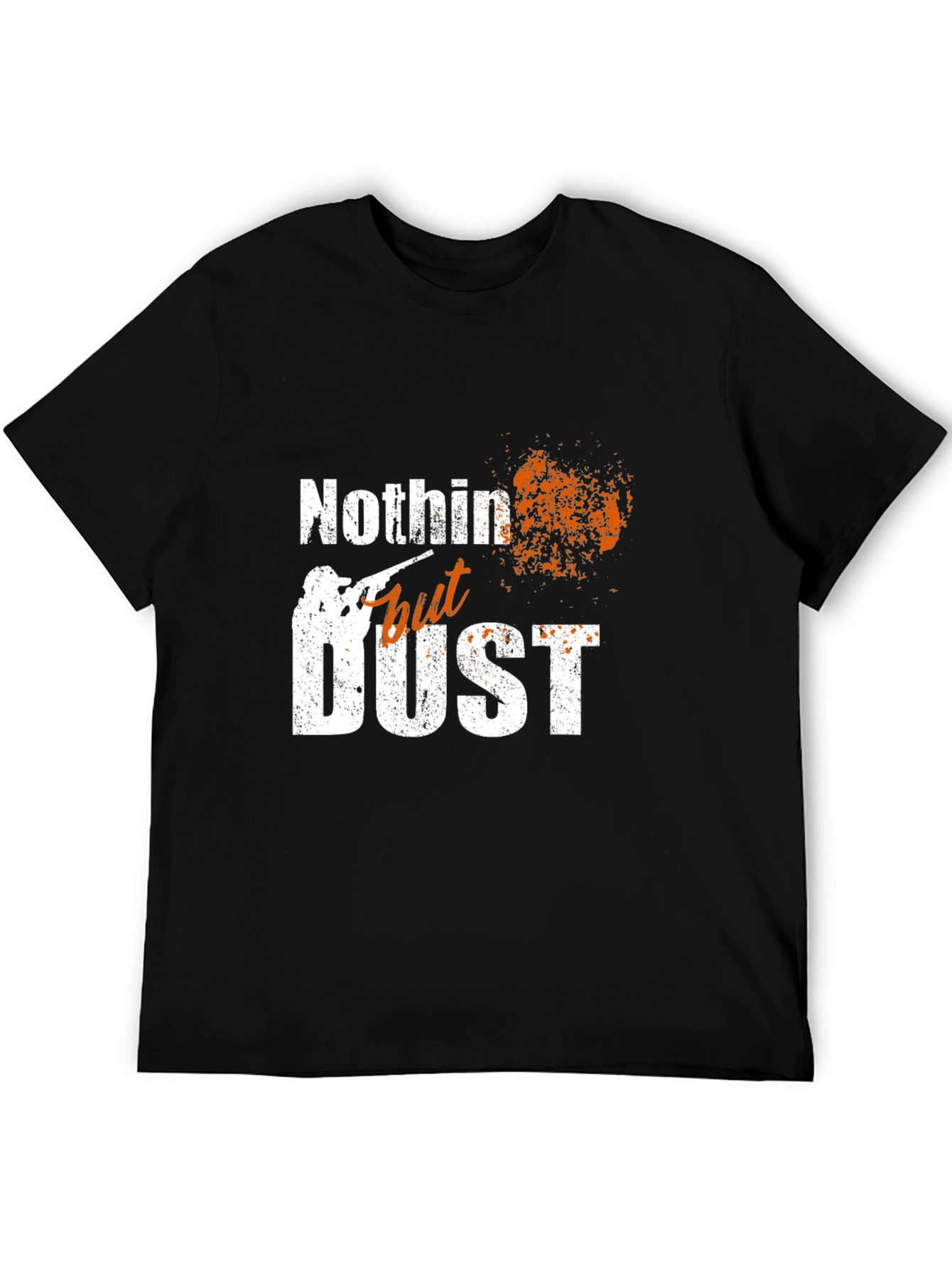 Black Nothin' But Dust Men's Black Graphic Tee view 5