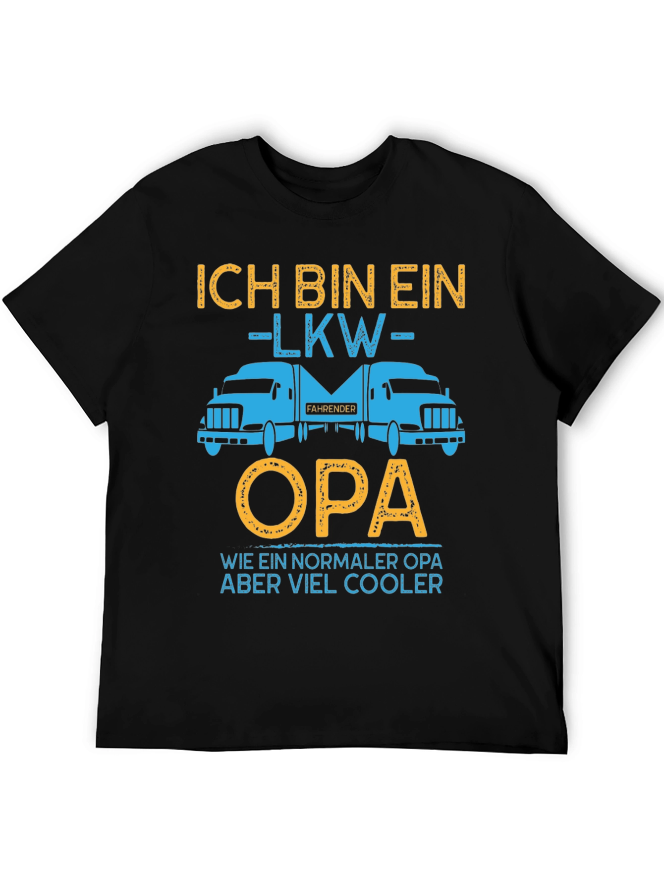Trucker Opa T-Shirt - Cool Grandpa Gift - 5