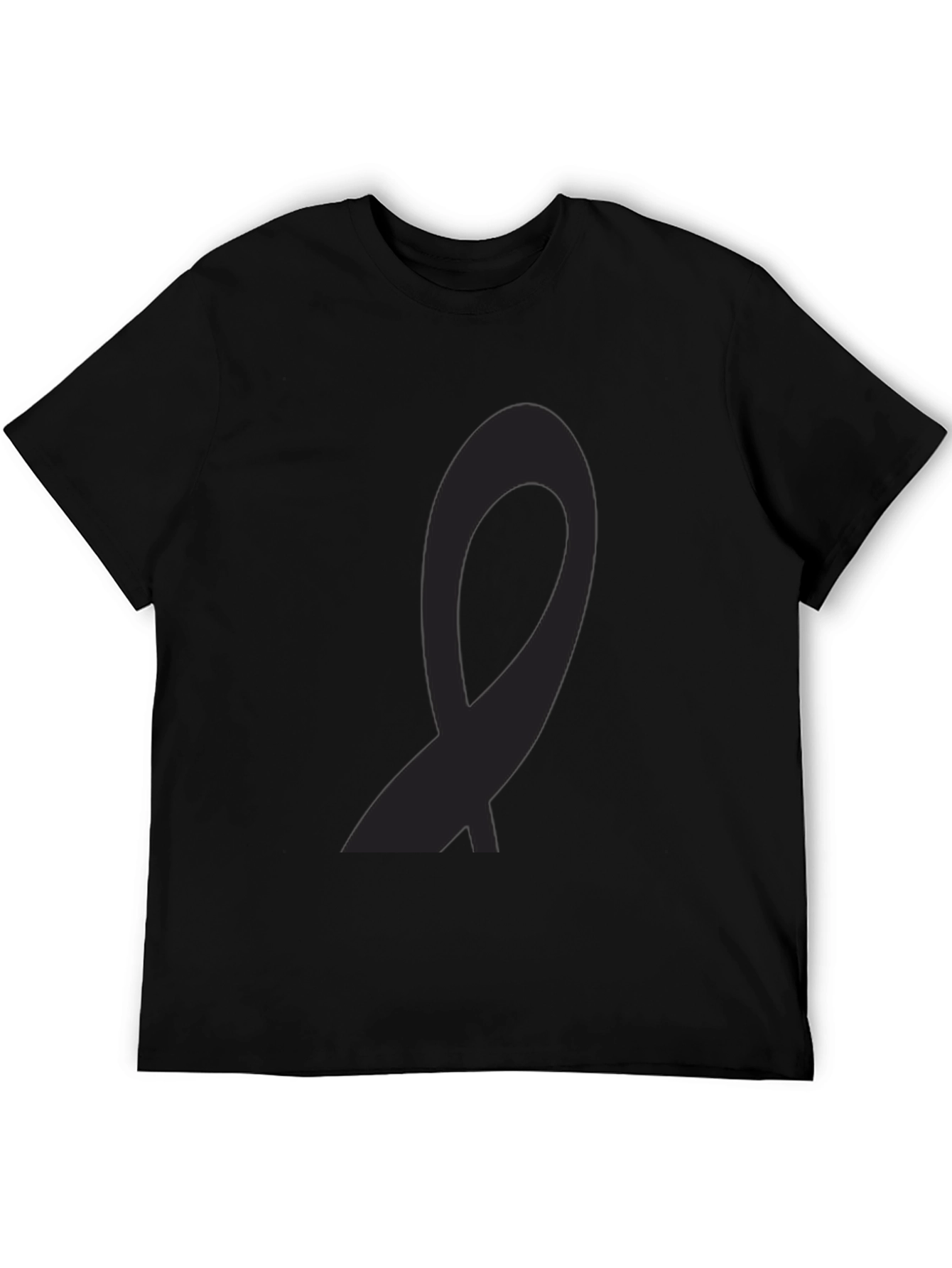 Black Black Ribbon Graphic Tee view 5