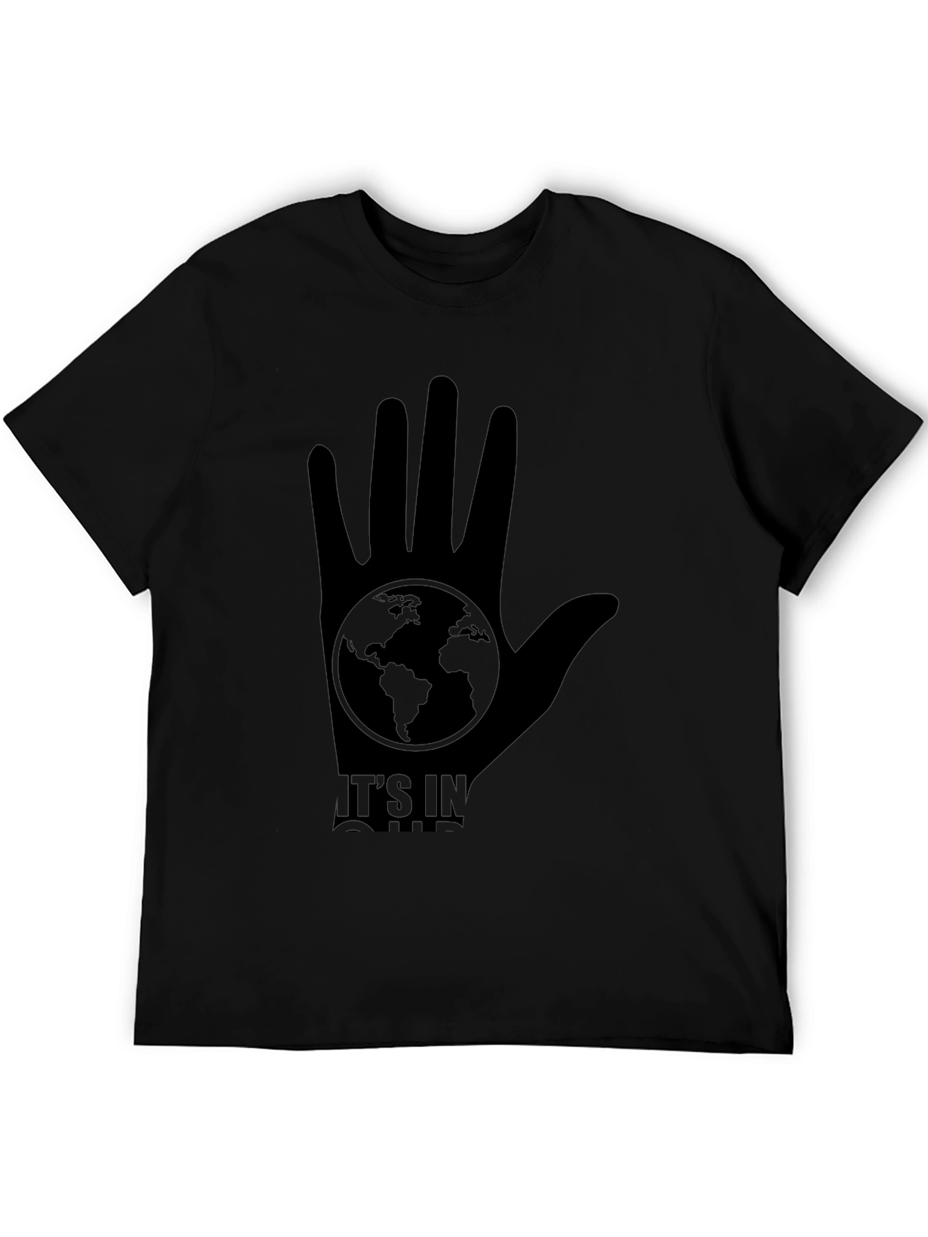 Black Earth in Our Hands Graphic T-Shirt view 5