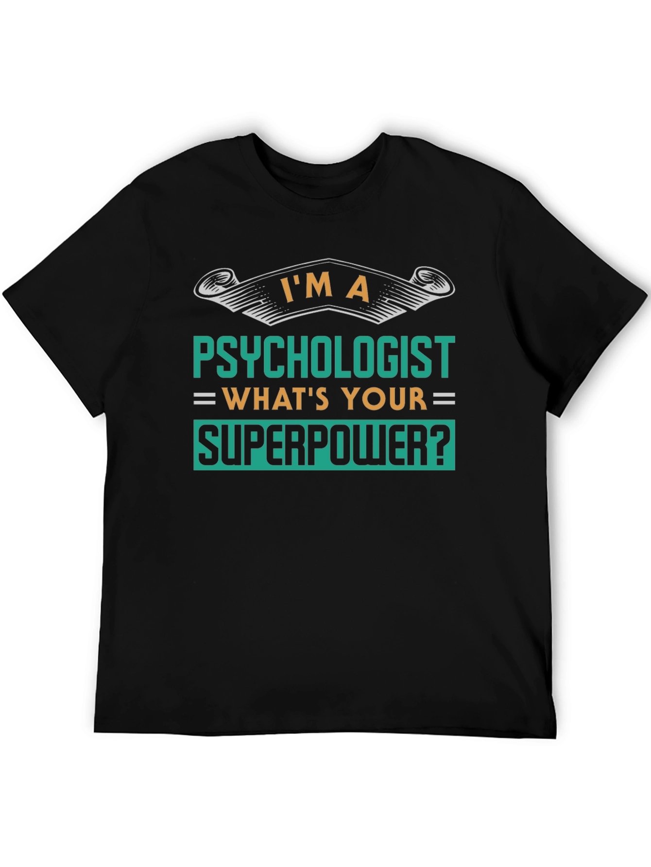 Black Psychologist Superpower Tee - Funny Gift view 5