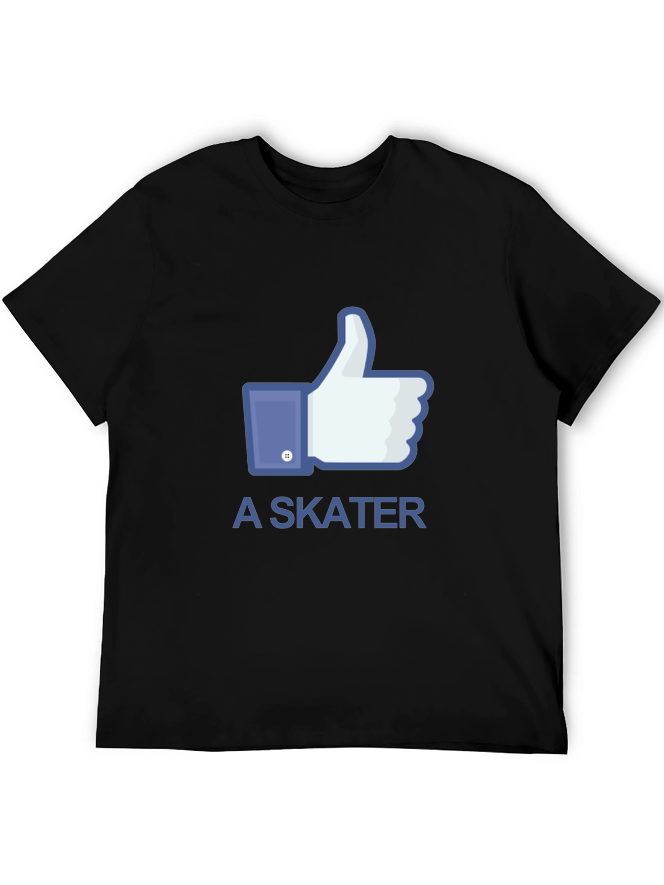 Black I Like A Skater Black T-Shirt view 5