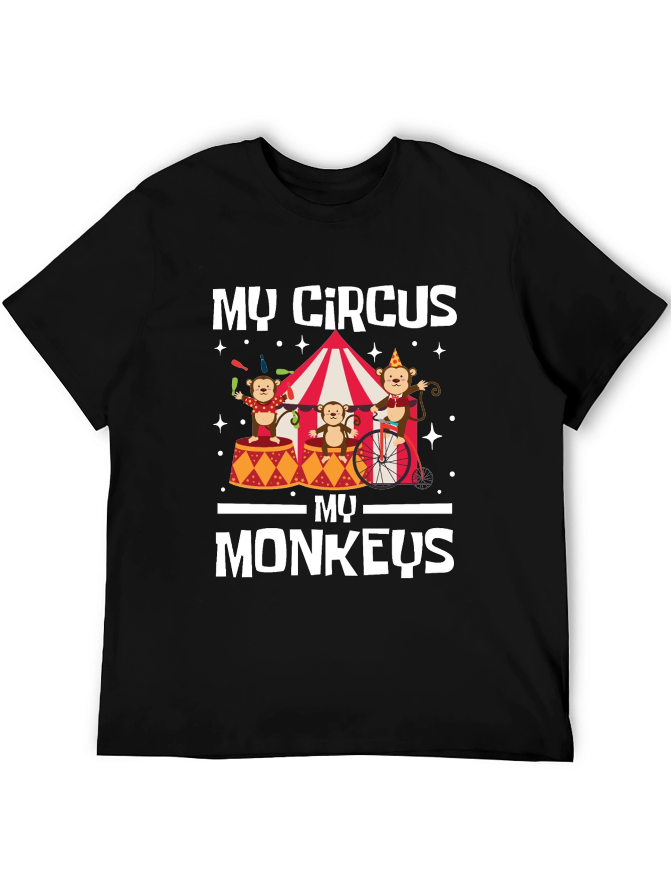 Black My Circus My Monkeys T-Shirt view 5
