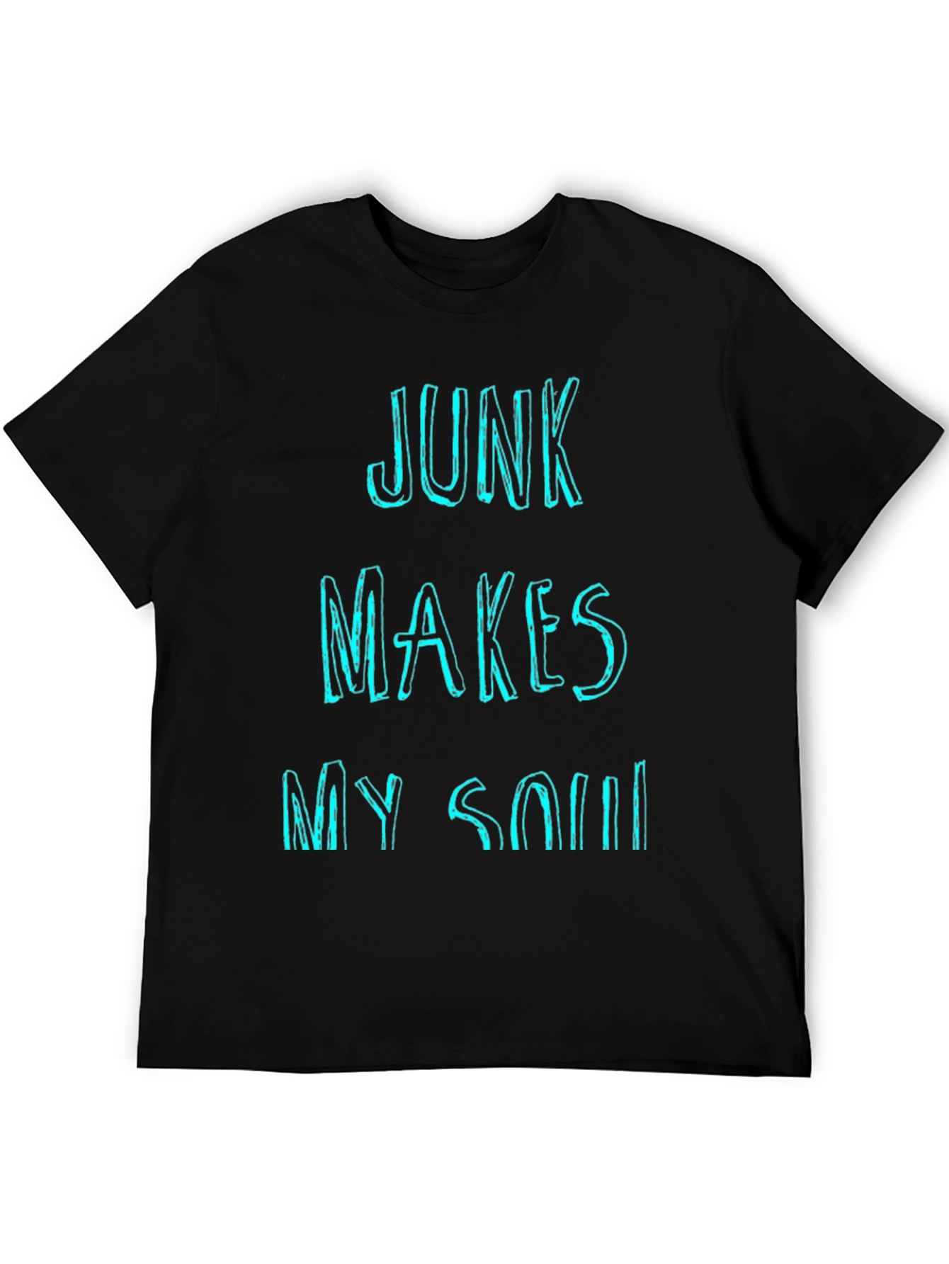 Black Junk Makes My Soul Happy Graphic T-Shirt view 5