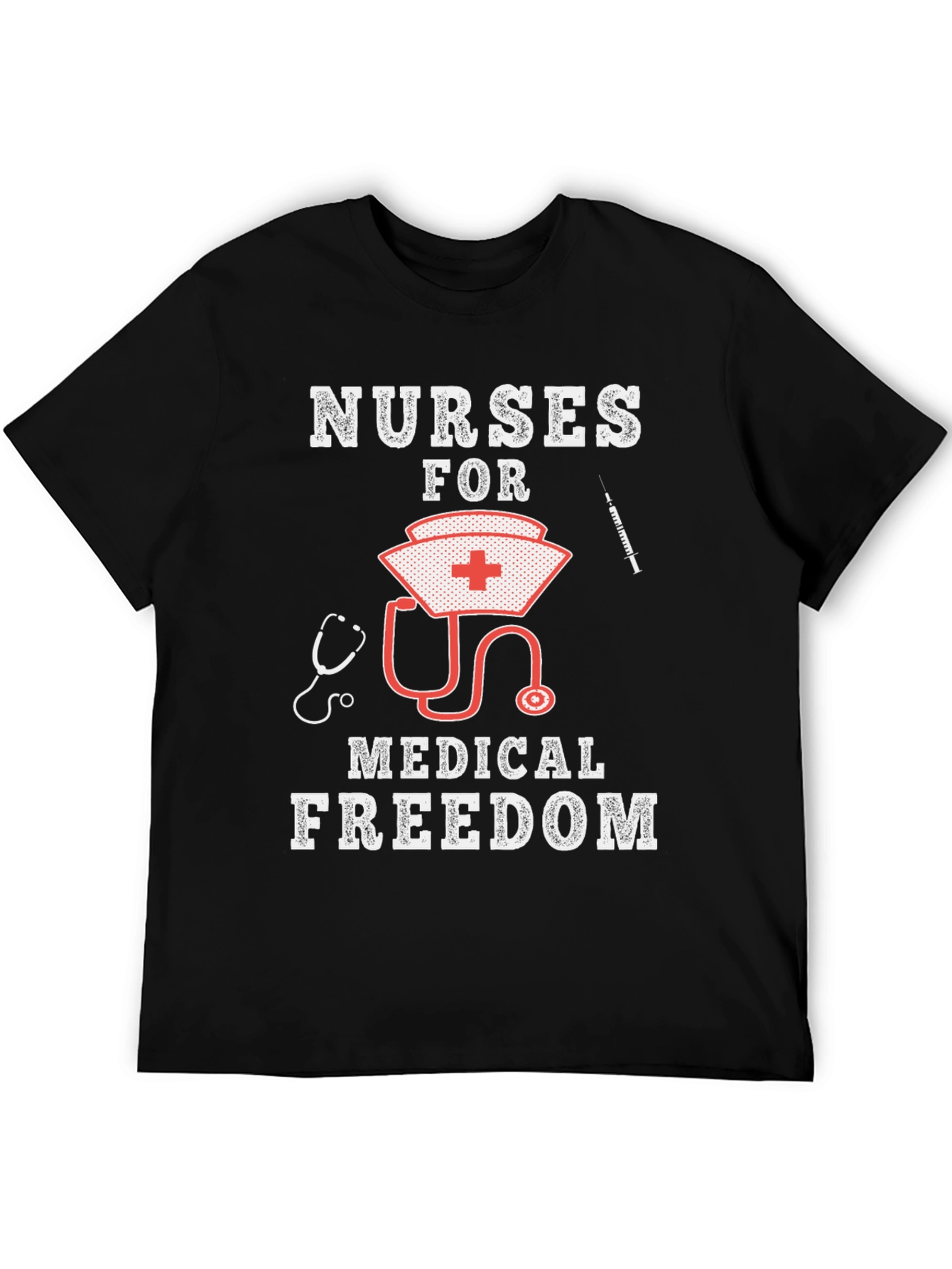 Black Nurses for Medical Freedom Graphic Tee view 5