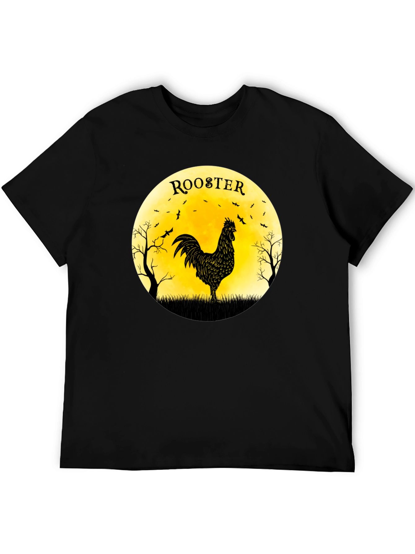 Rooster Silhouette Graphic Tee - 5