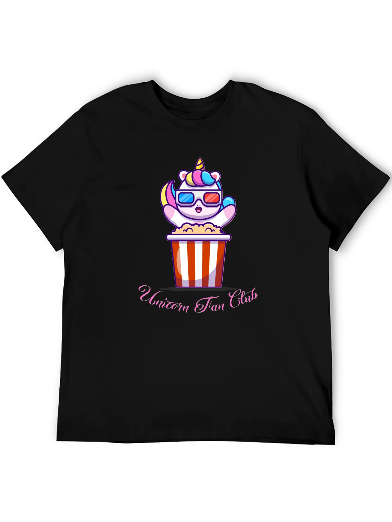 Black Unicorn Fan Club Black T-Shirt view 5