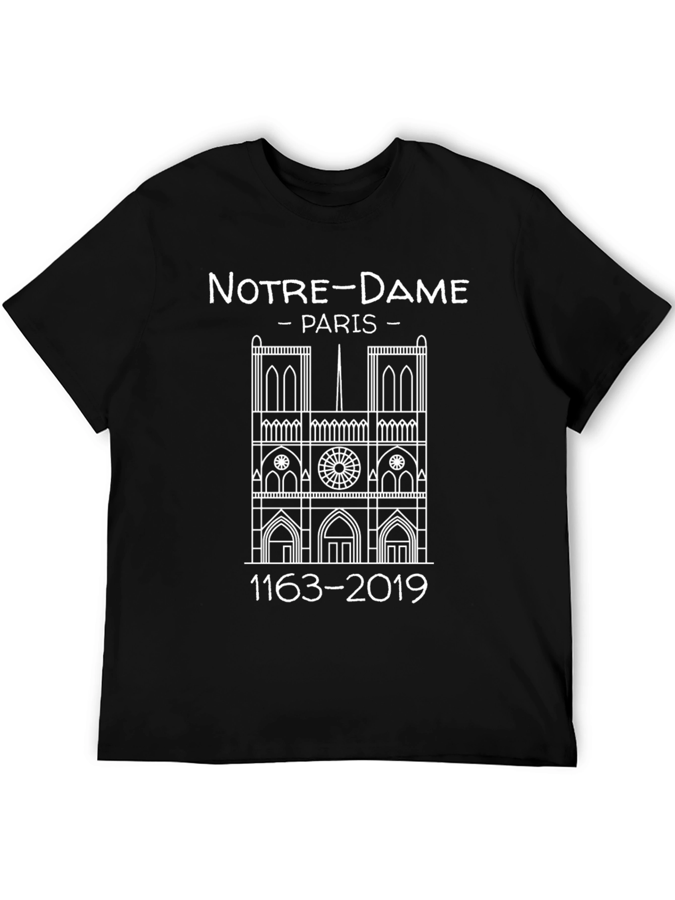 Notre Dame Paris Memorial T-Shirt - 5