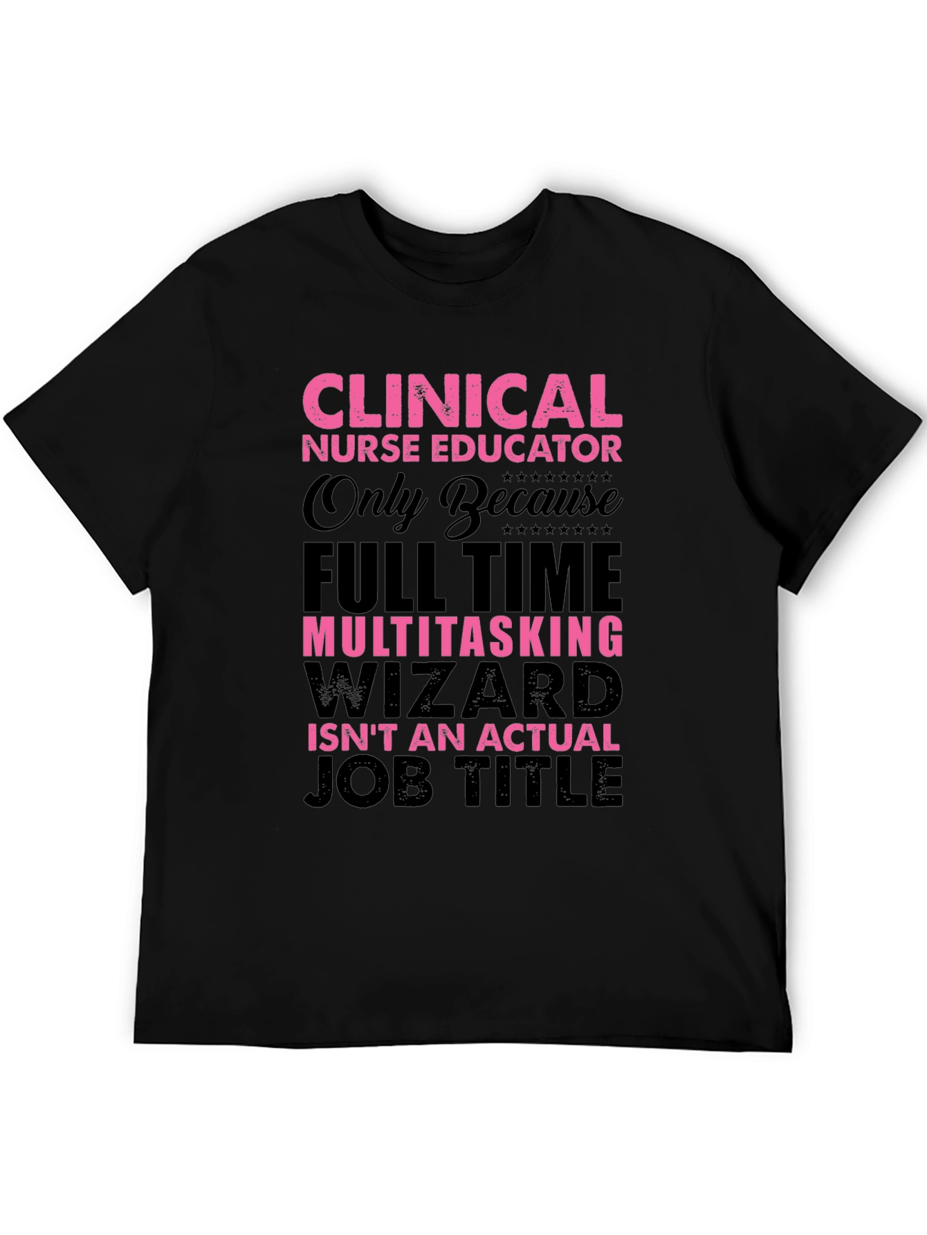 Black Clinical Nurse Educator T-Shirt view 5