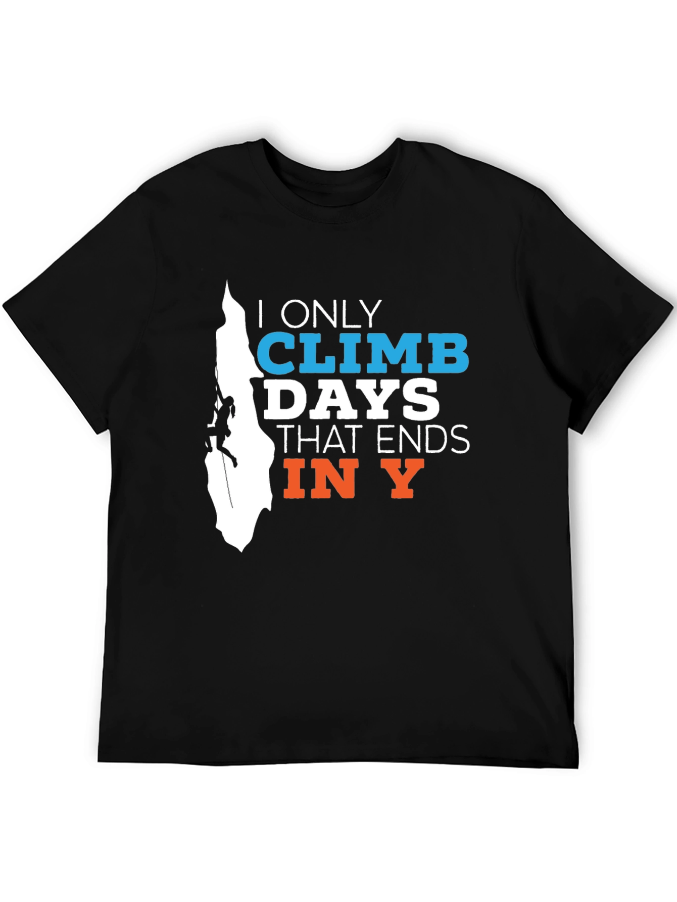 Black Climbing Days T-Shirt - Ends in Y view 5