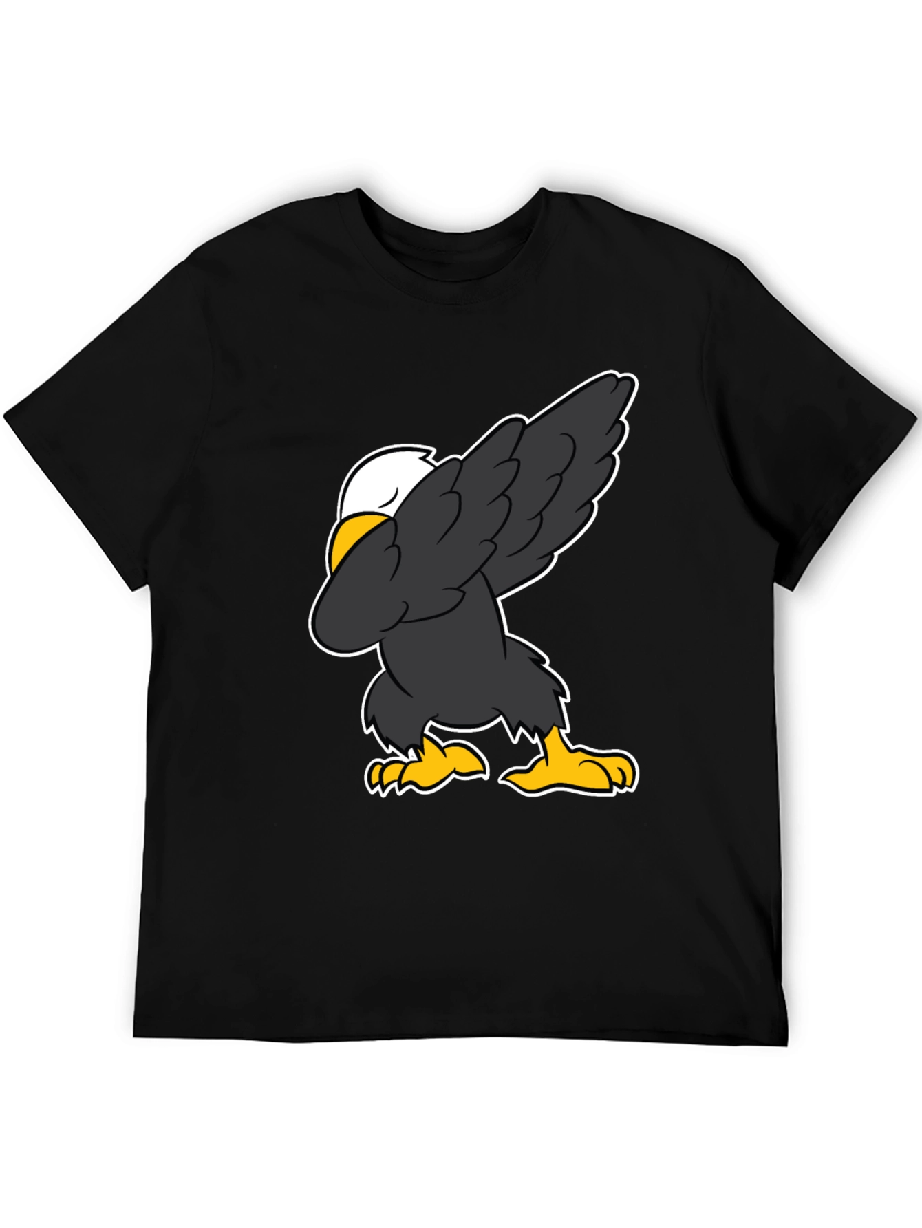 Black Dabbing Eagle Graphic Tee - Patriotic Fun view 5