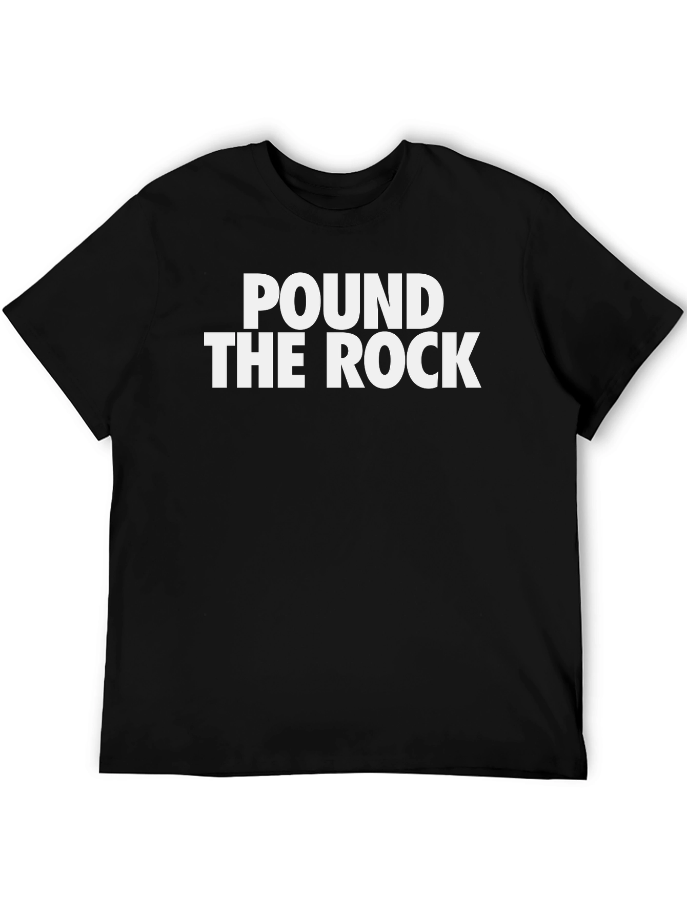 Black Pound the Rock Black Graphic Tee view 5