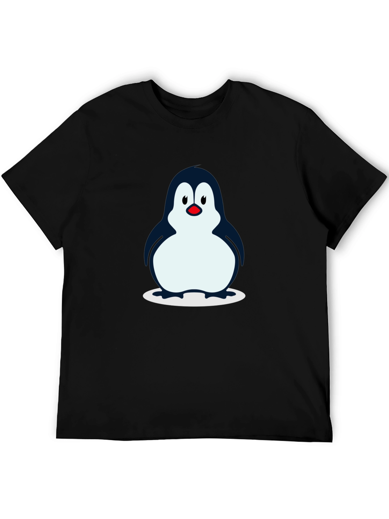 Black Penguin Graphic T-Shirt - Black view 5