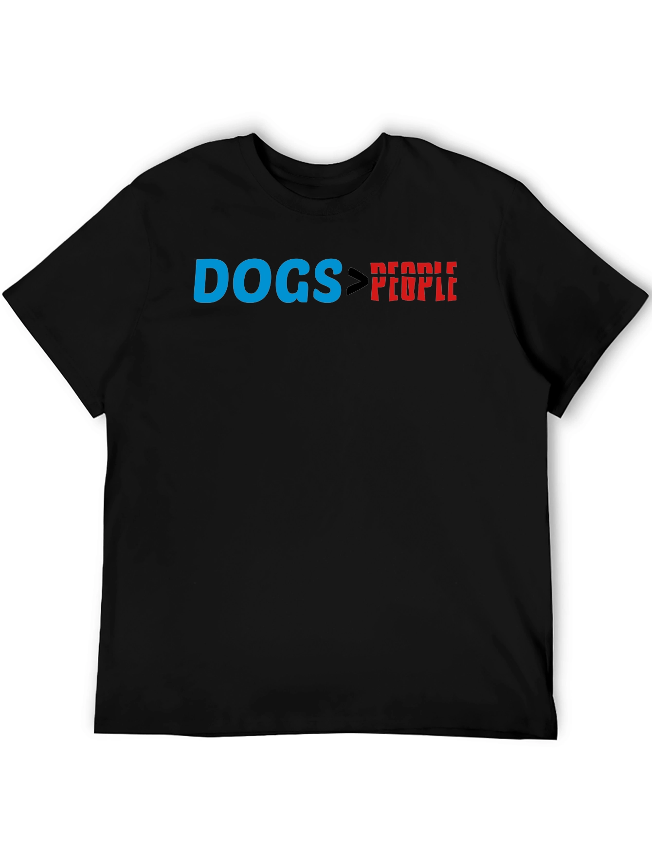 Black Dogs are Better T-Shirt - Black Graphic Tee view 5