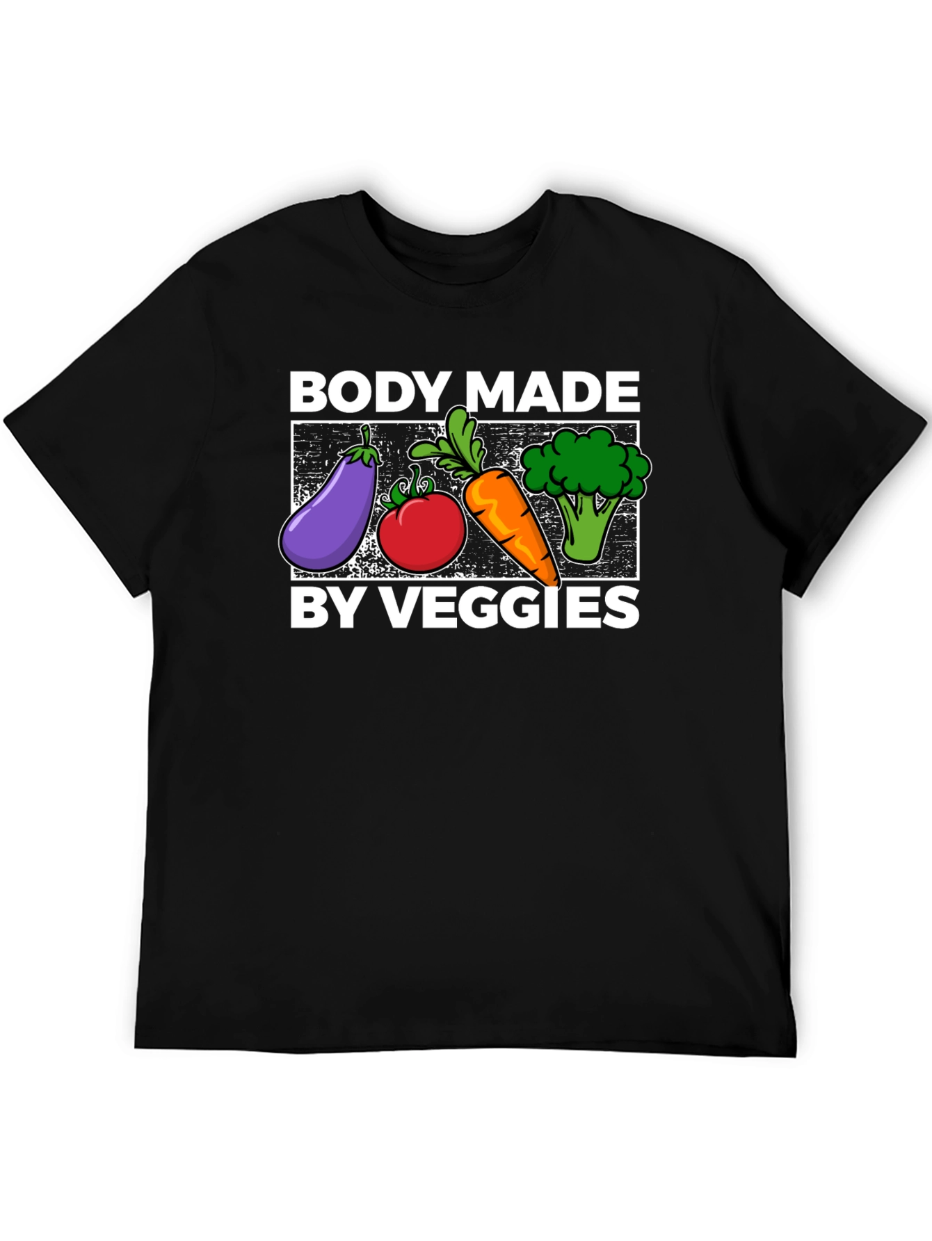 Body Made By Veggies Graphic T-Shirt - 5