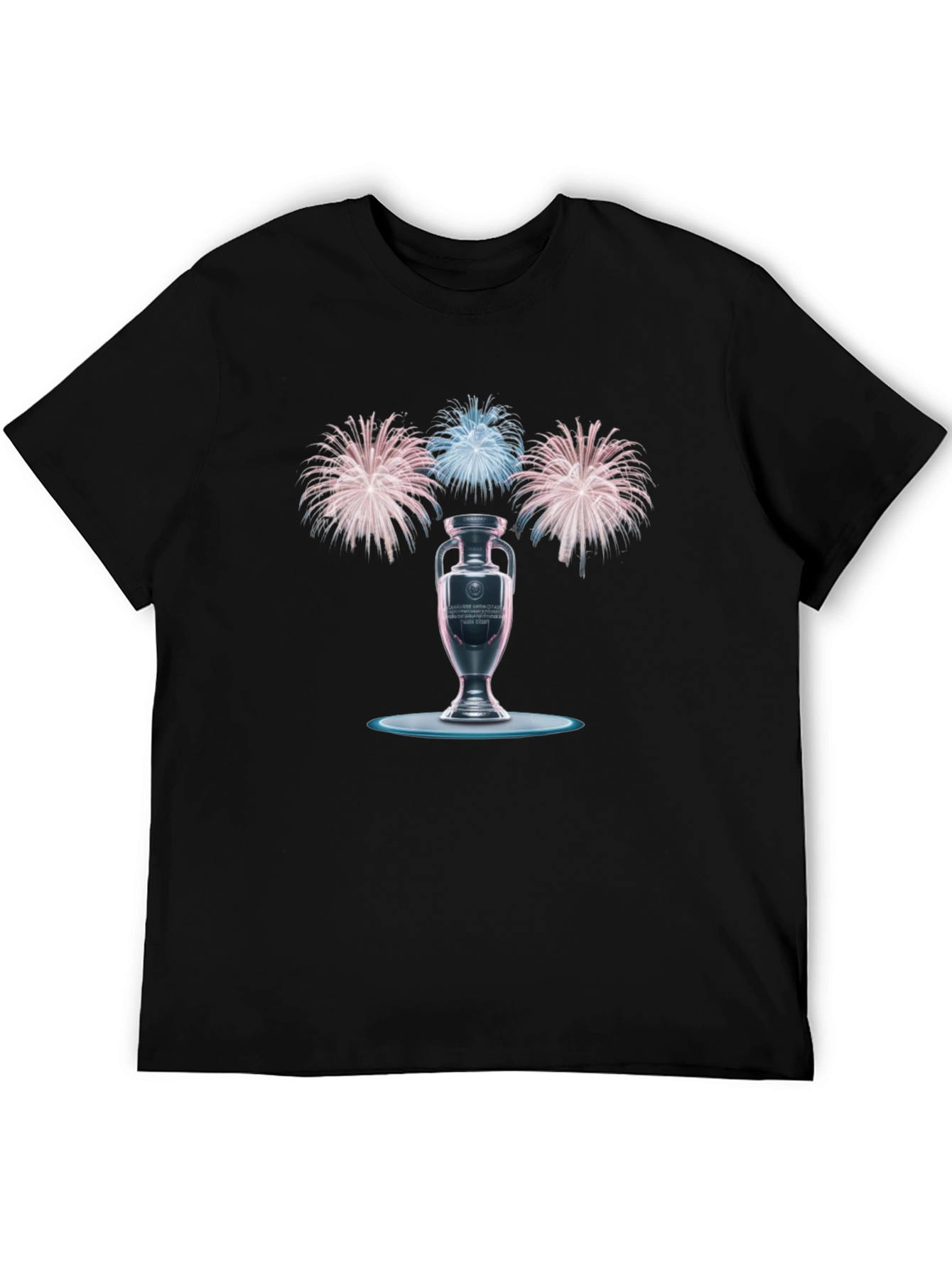 Fireworks & Trophy Black T-Shirt - 5