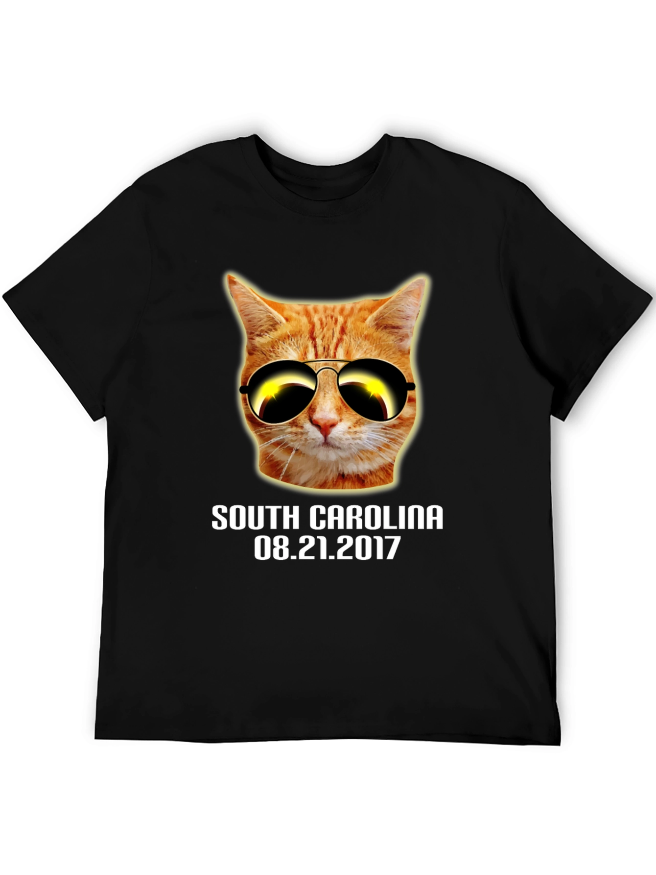Black Cat Eclipse T-Shirt - South Carolina 2017 view 5