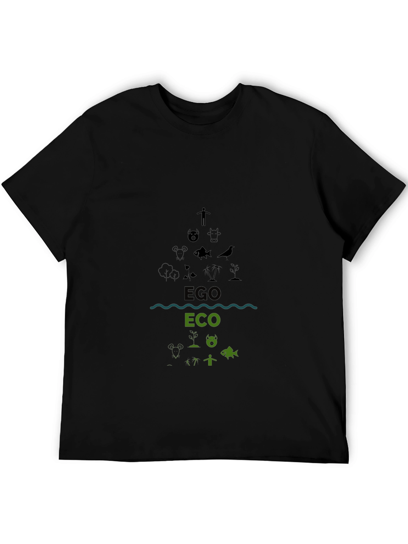 Eco/Ego Graphic Tee - Black - 5