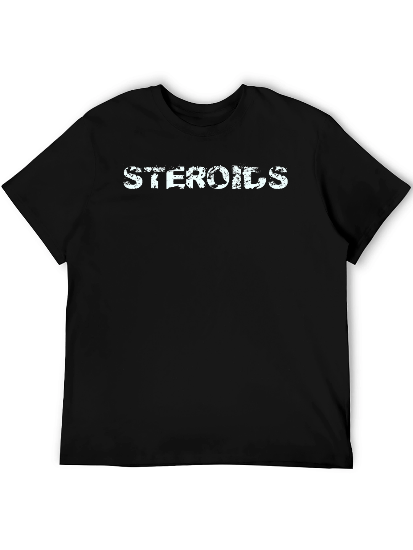 Black Steroids Graphic T-Shirt - Gym & Fitness Apparel view 5