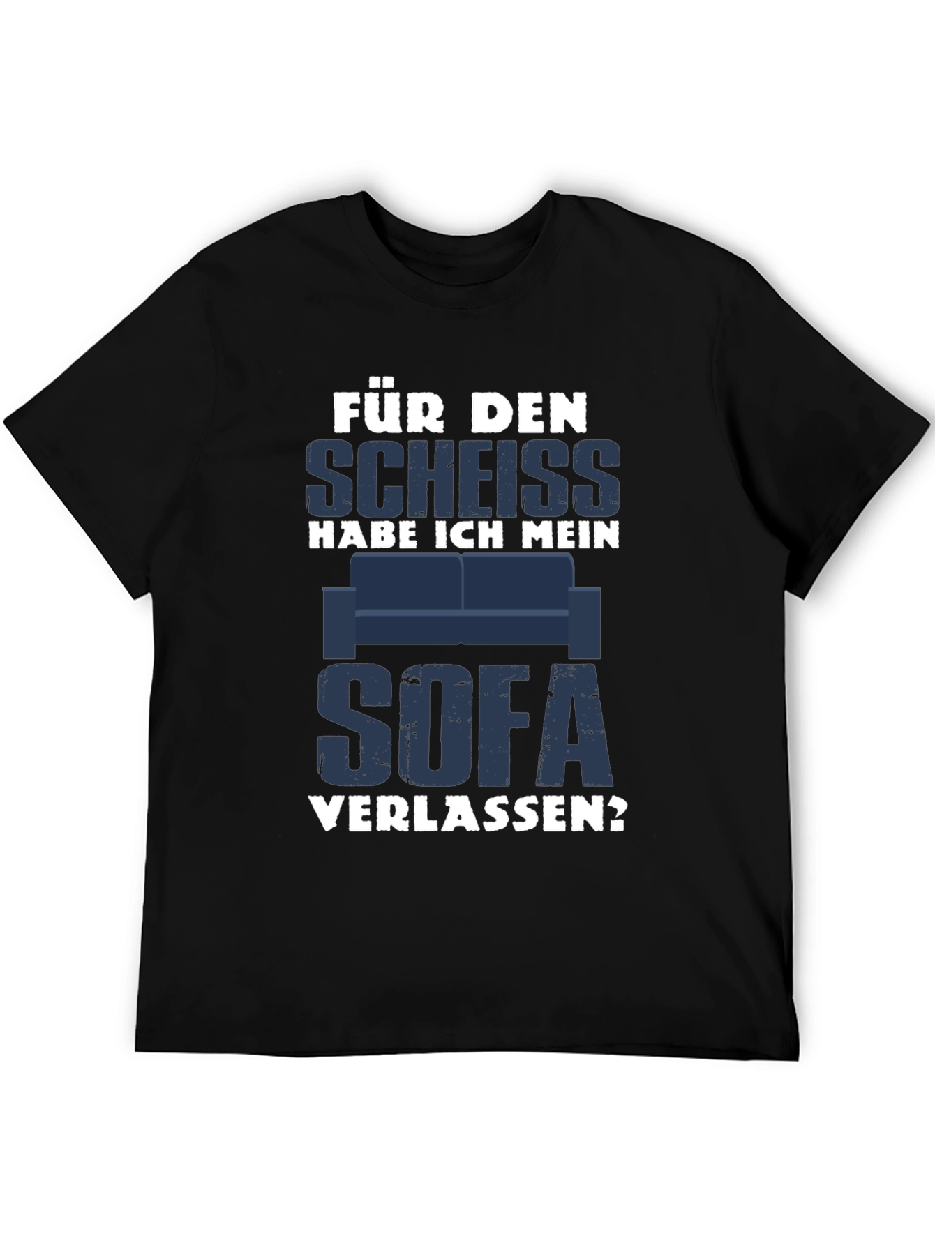Black Für Den Scheiss T-Shirt - Funny German Slogan Tee view 5