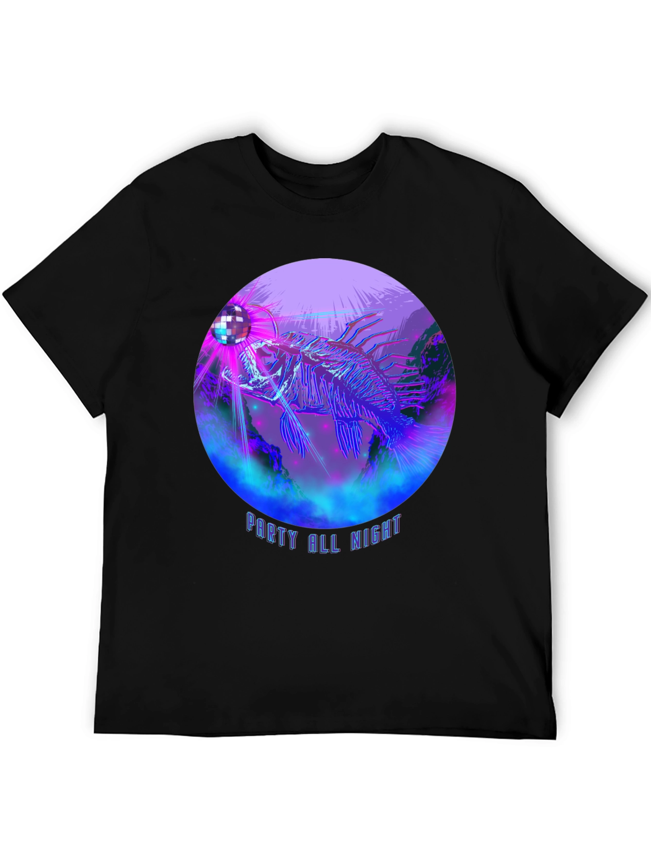 Black Party All Night Lionfish Graphic Tee view 5
