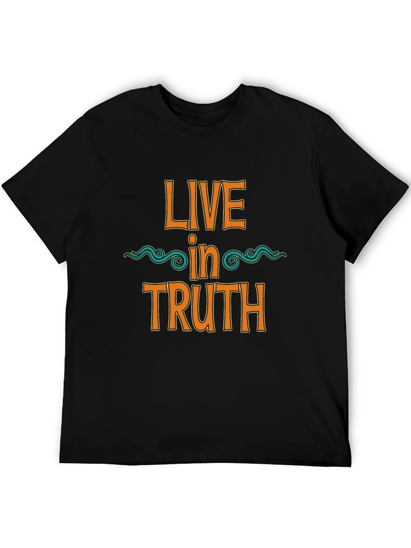 Black Live in Truth Graphic Tee - Black view 5