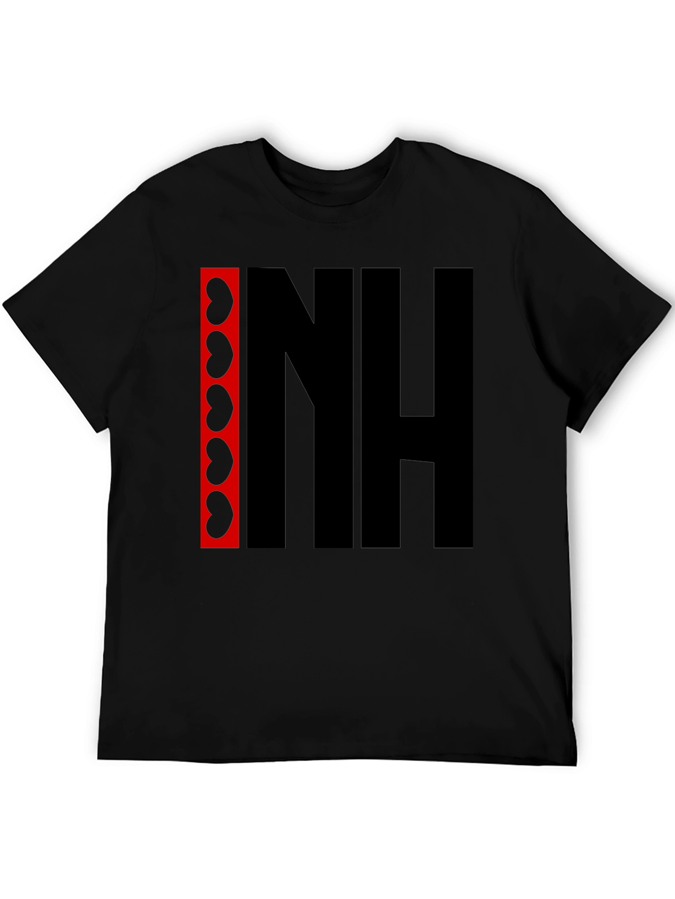 Black Cool Black Graphic Tee - Kidney NH Print view 5