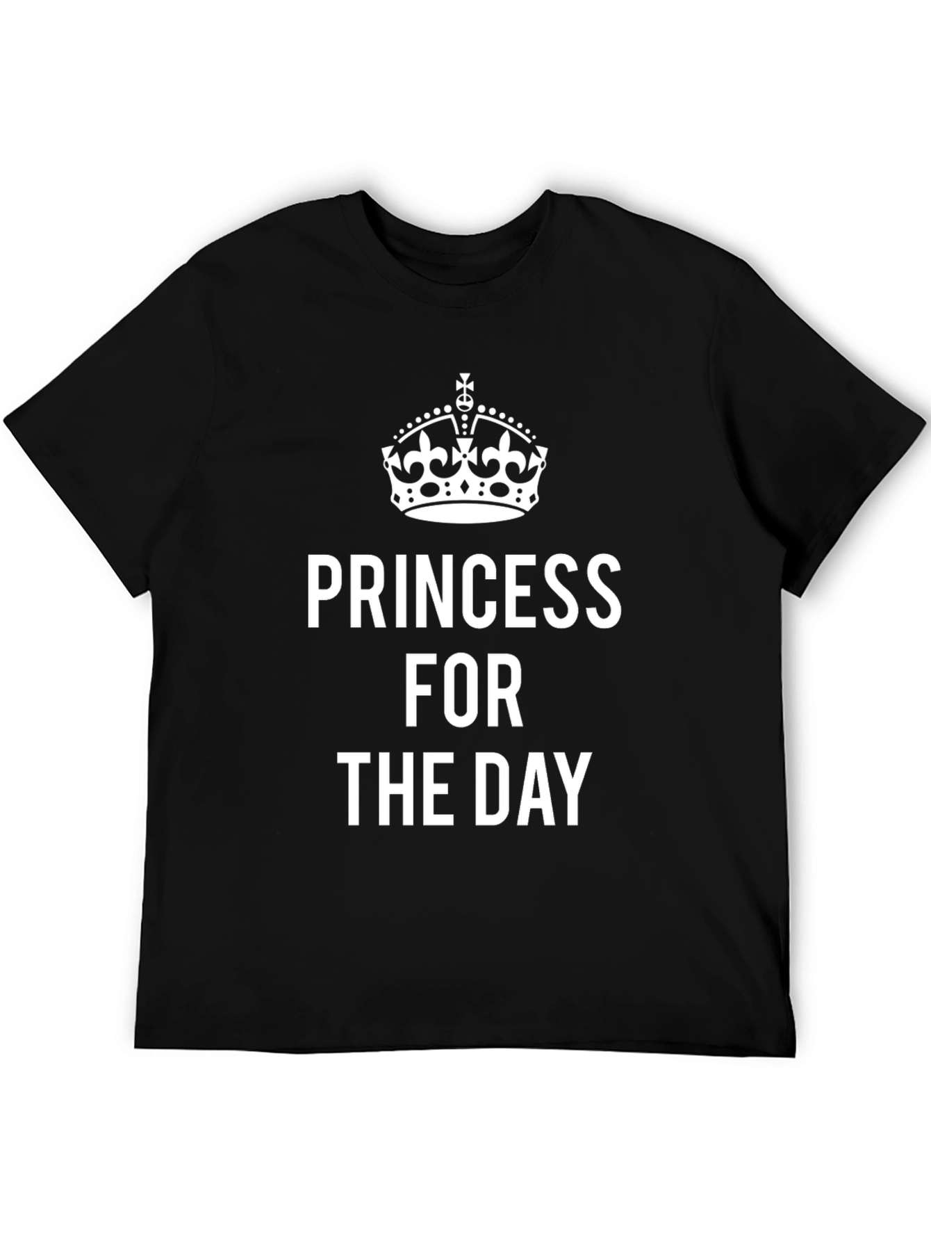 Black Princess For The Day Graphic T-Shirt view 5