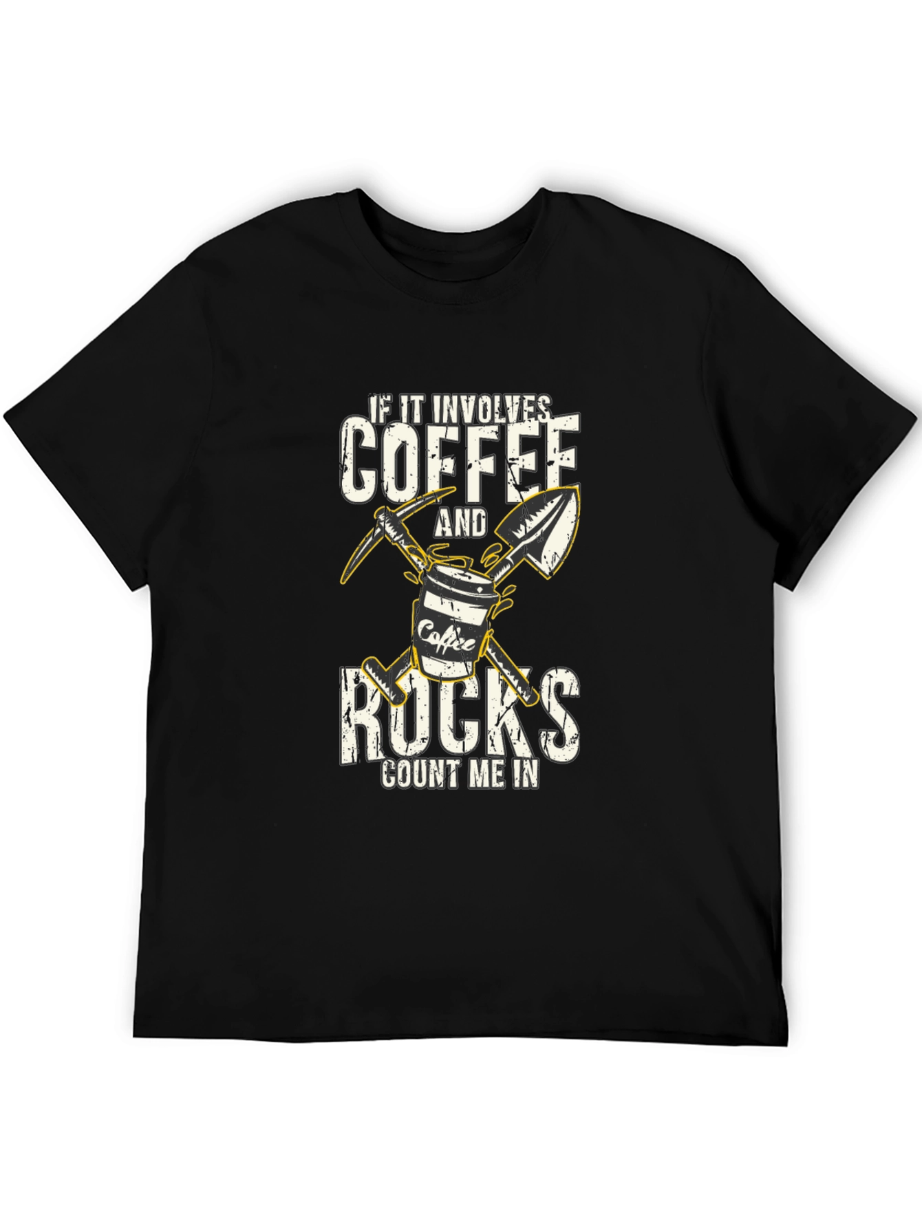 Black Coffee & Rocks Graphic Tee - Count Me In! view 5