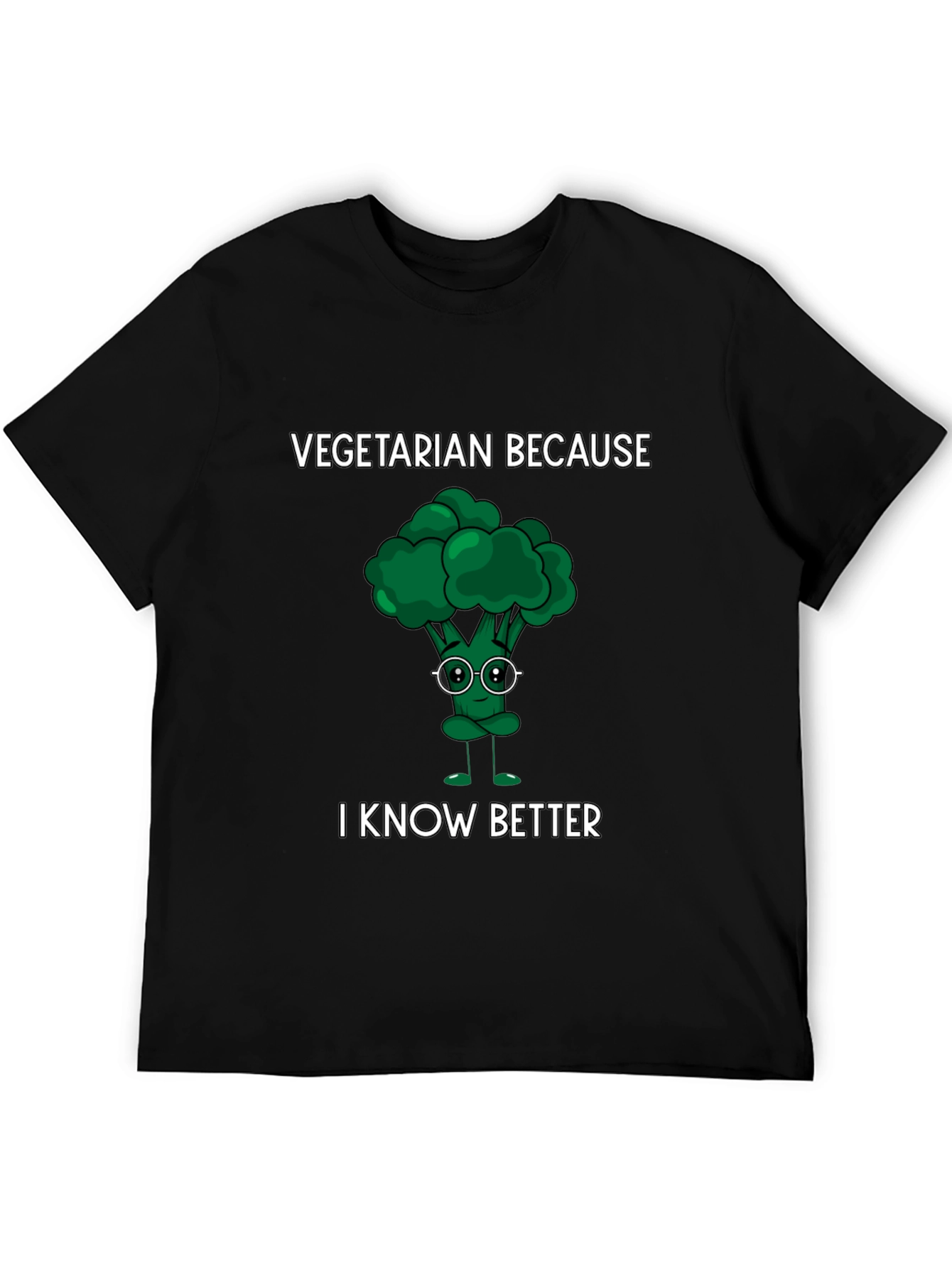 Vegetarian Broccoli Humor Tee - 5