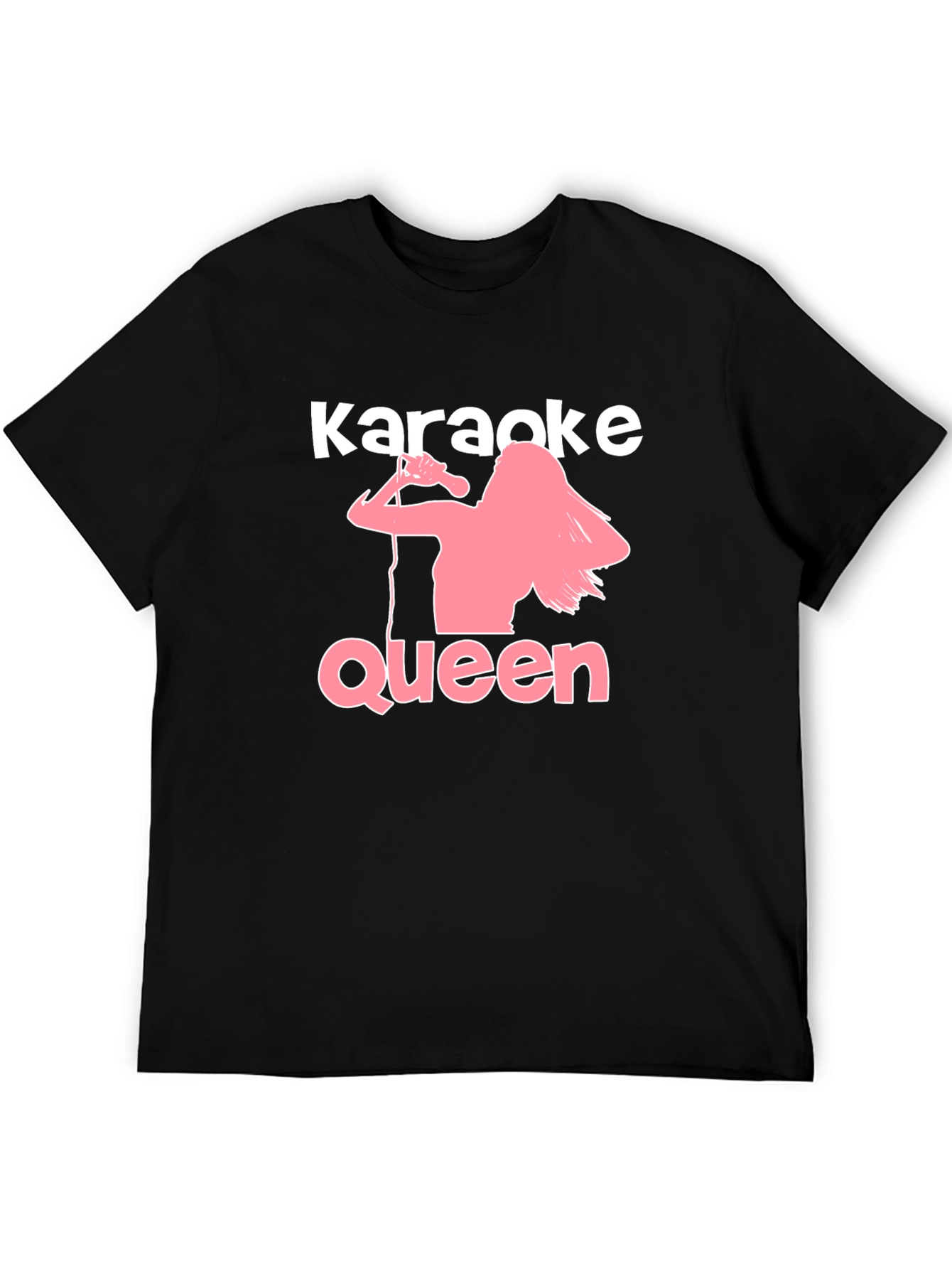 Black Karaoke Queen Graphic Tee - Black T-Shirt view 5
