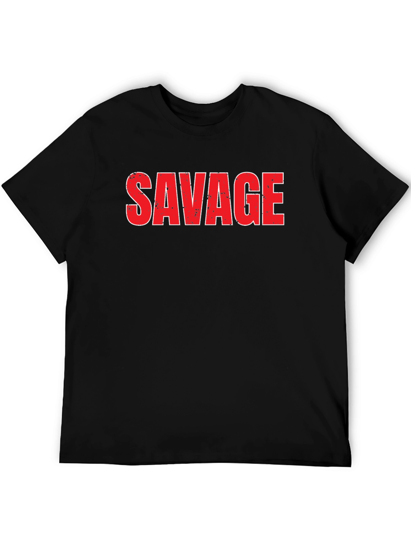 Black Savage Graphic Tee - Bold Statement Shirt view 5