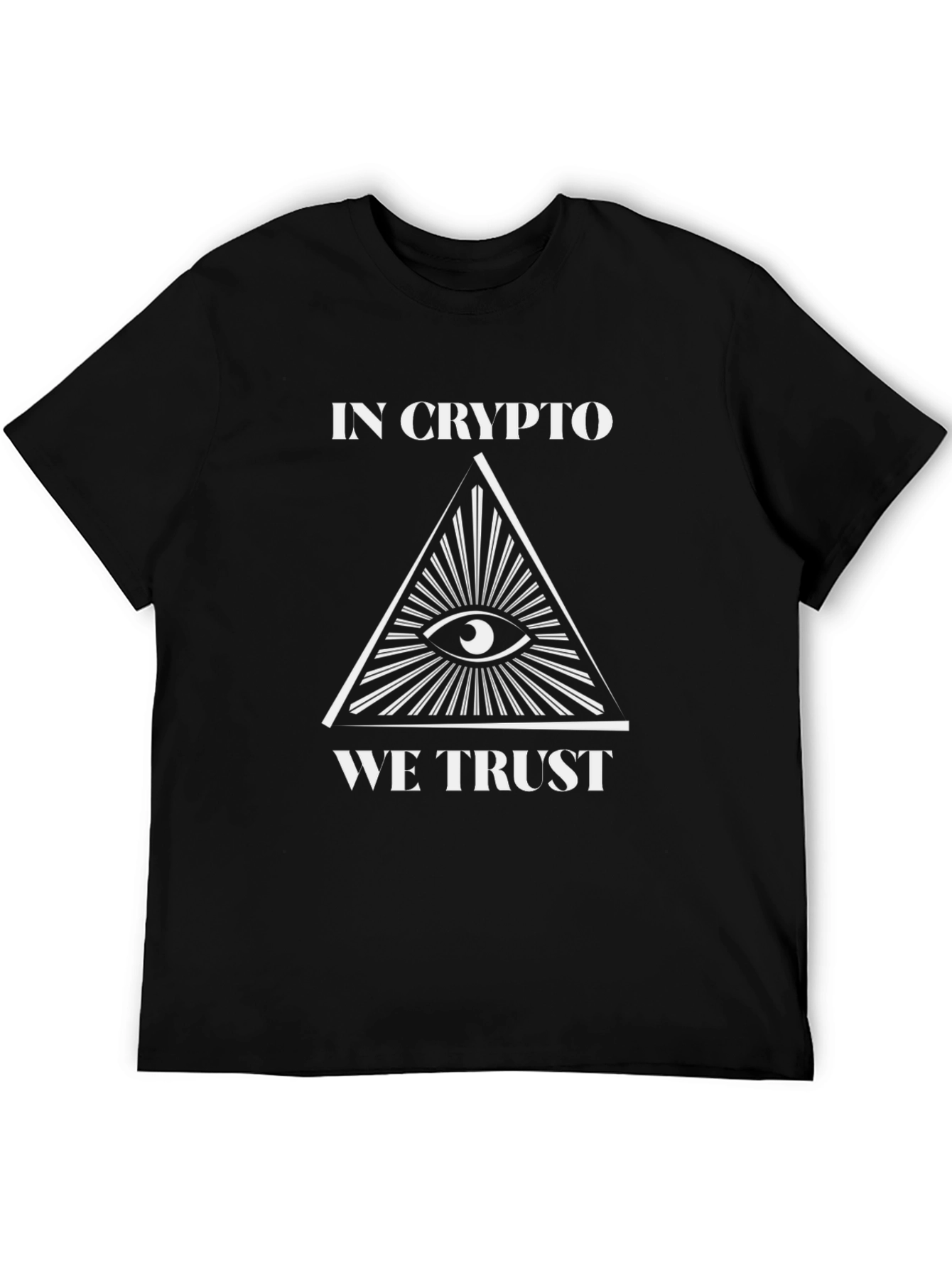 Black In Crypto We Trust Black T-Shirt view 5