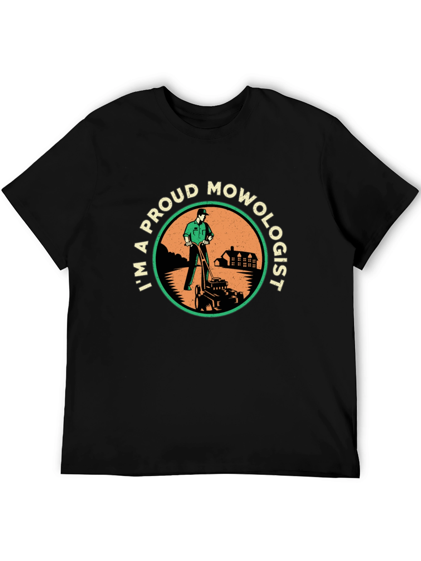 Black Proud Mowologist Graphic Tee view 5