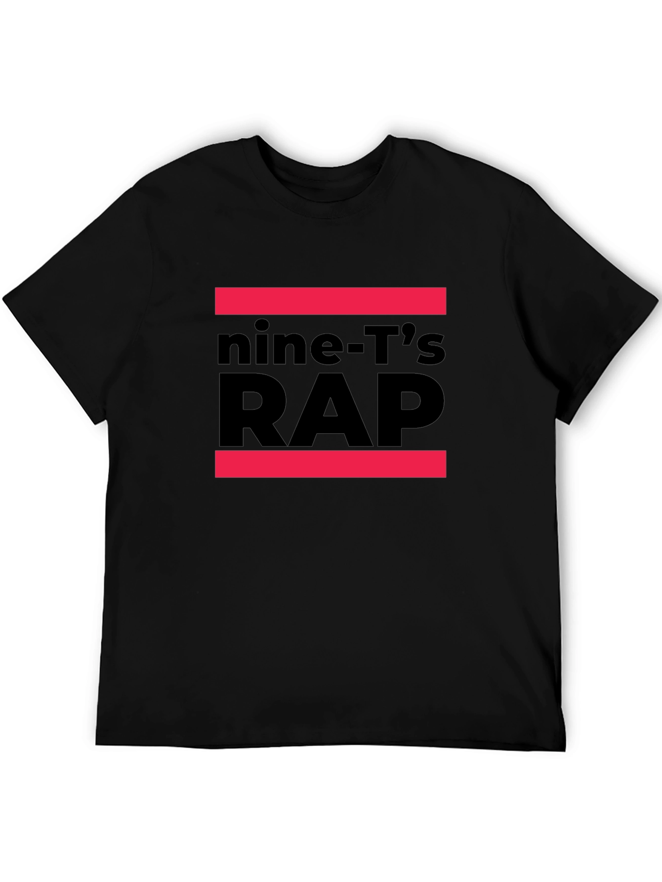 Black Nine-T's Rap Black Graphic Tee view 5