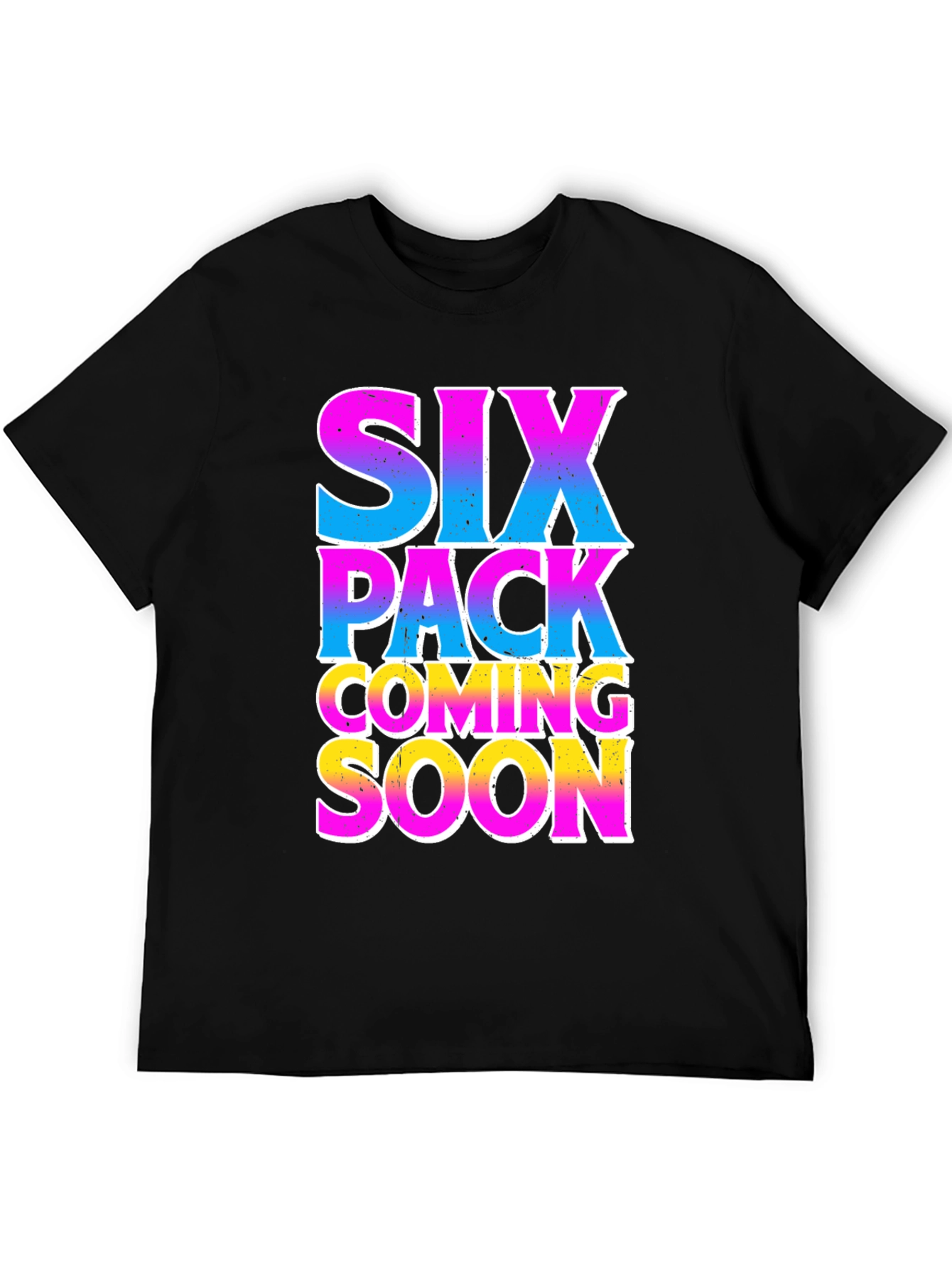 Black Six Pack Coming Soon Graphic T-Shirt view 5