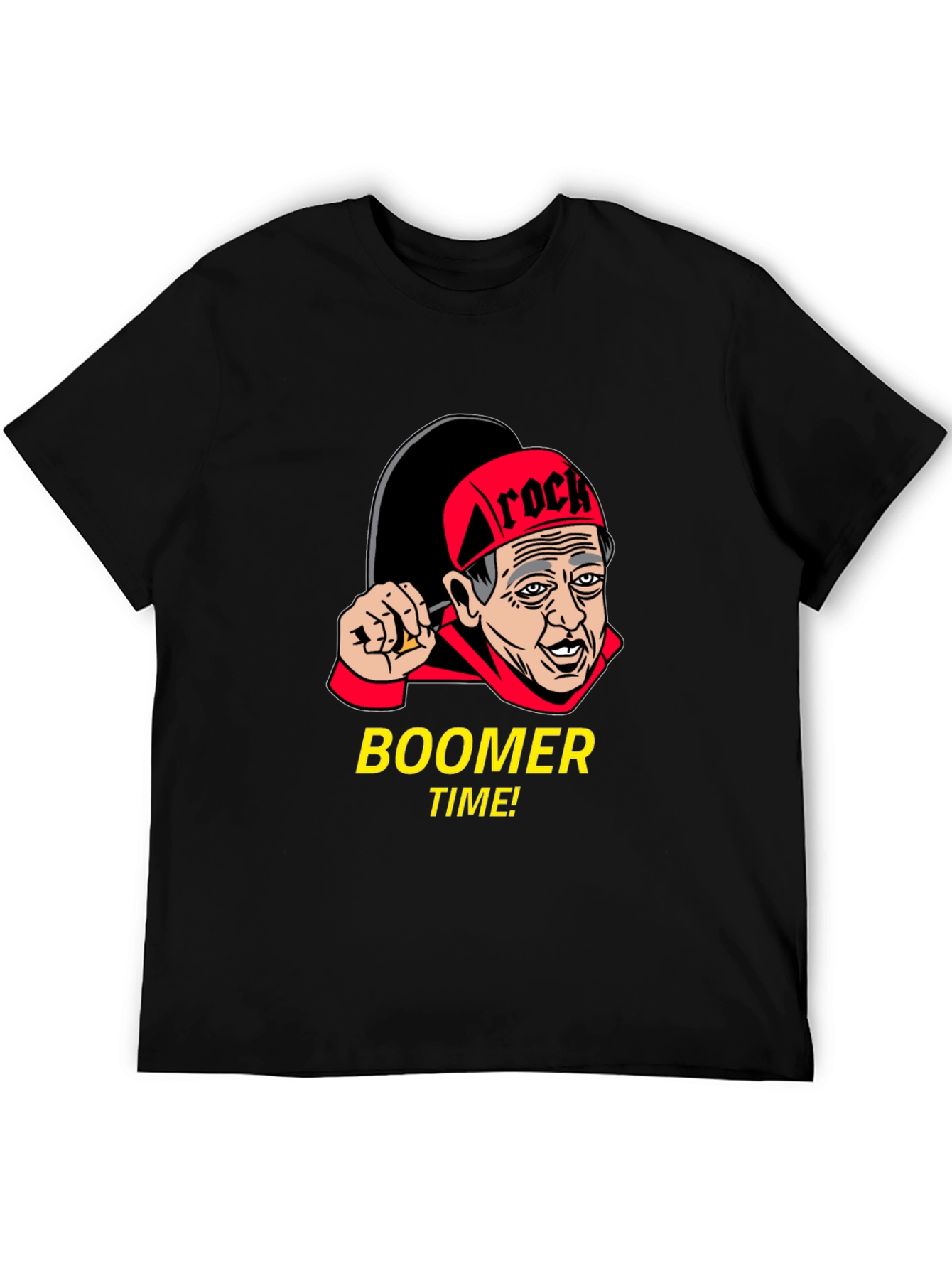 Black Boomer Time! Novelty Graphic Tee view 5