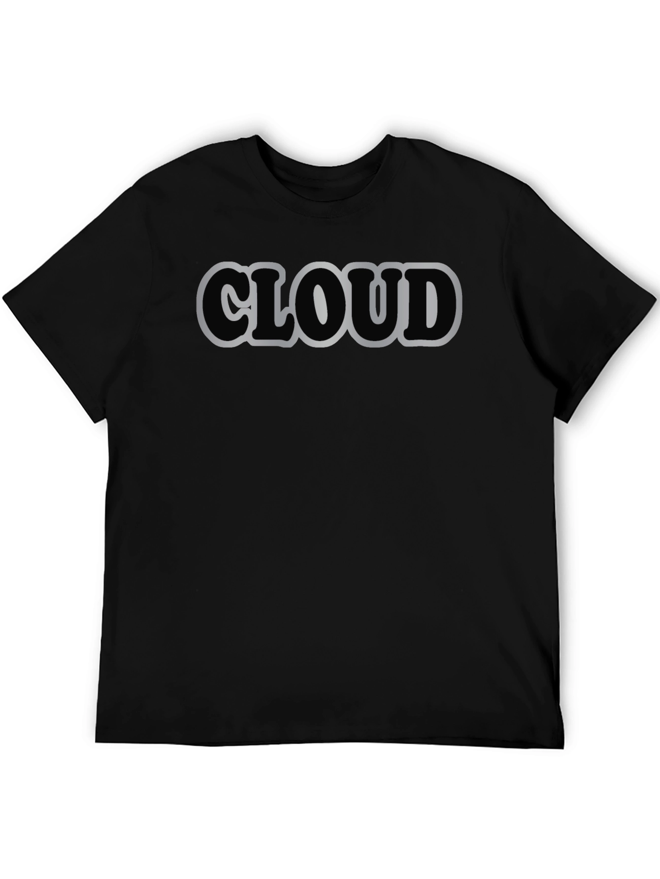 Black Cloud Graphic T-Shirt - Soft Cotton Blend view 5