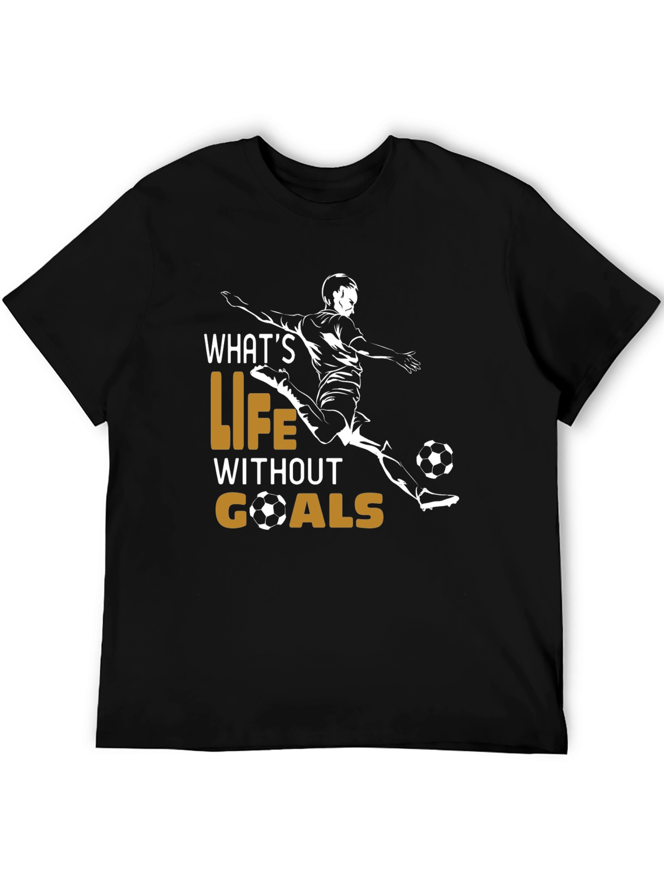 Soccer Life Goals Graphic T-Shirt - 5
