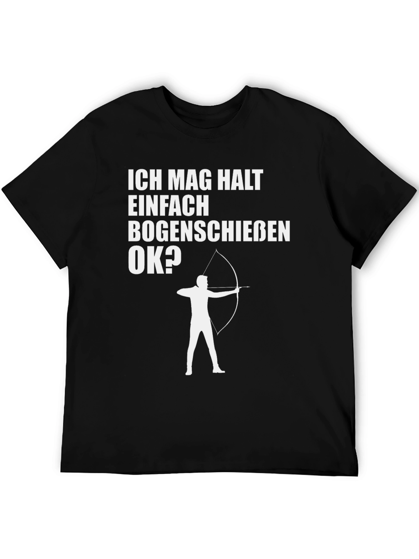 Black Archery T-Shirt - Ich Mag Halt Bogenschiessen OK? view 5