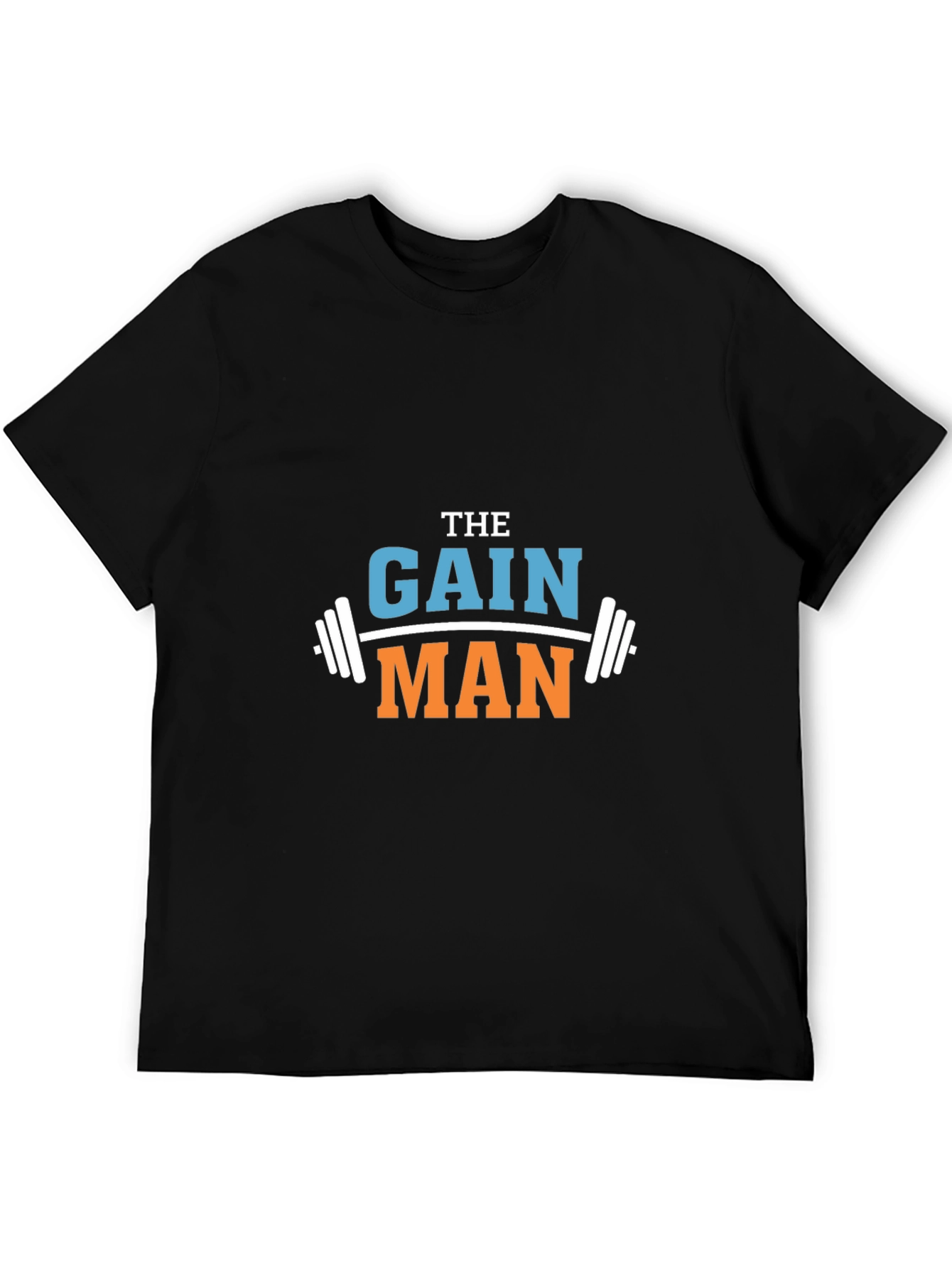 Black The Gain Man Black T-Shirt - Gym & Fitness Apparel view 5