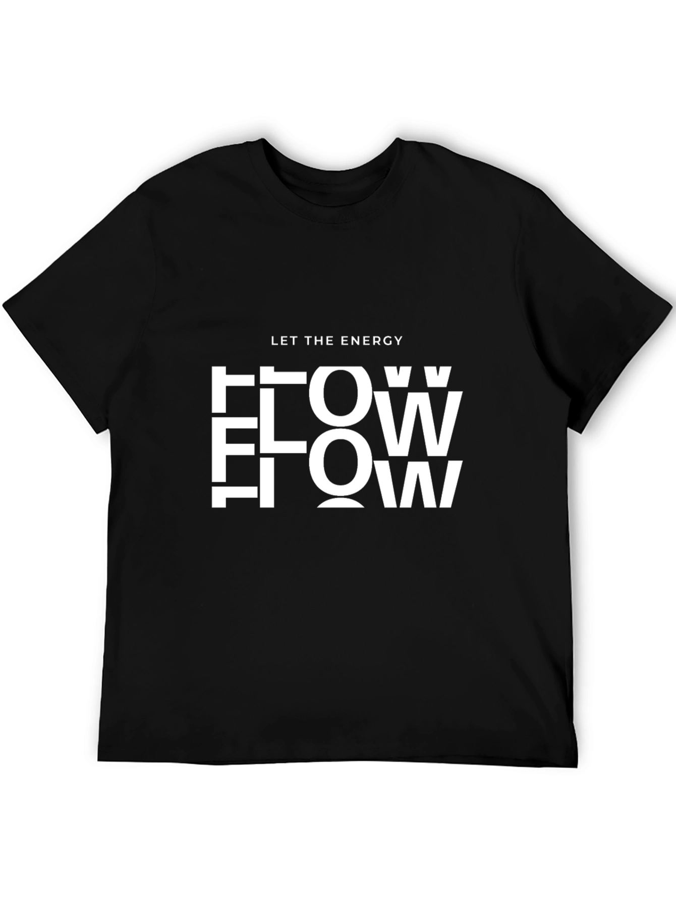 Black Energy Flow Graphic Tee - Comfort Fit view 5