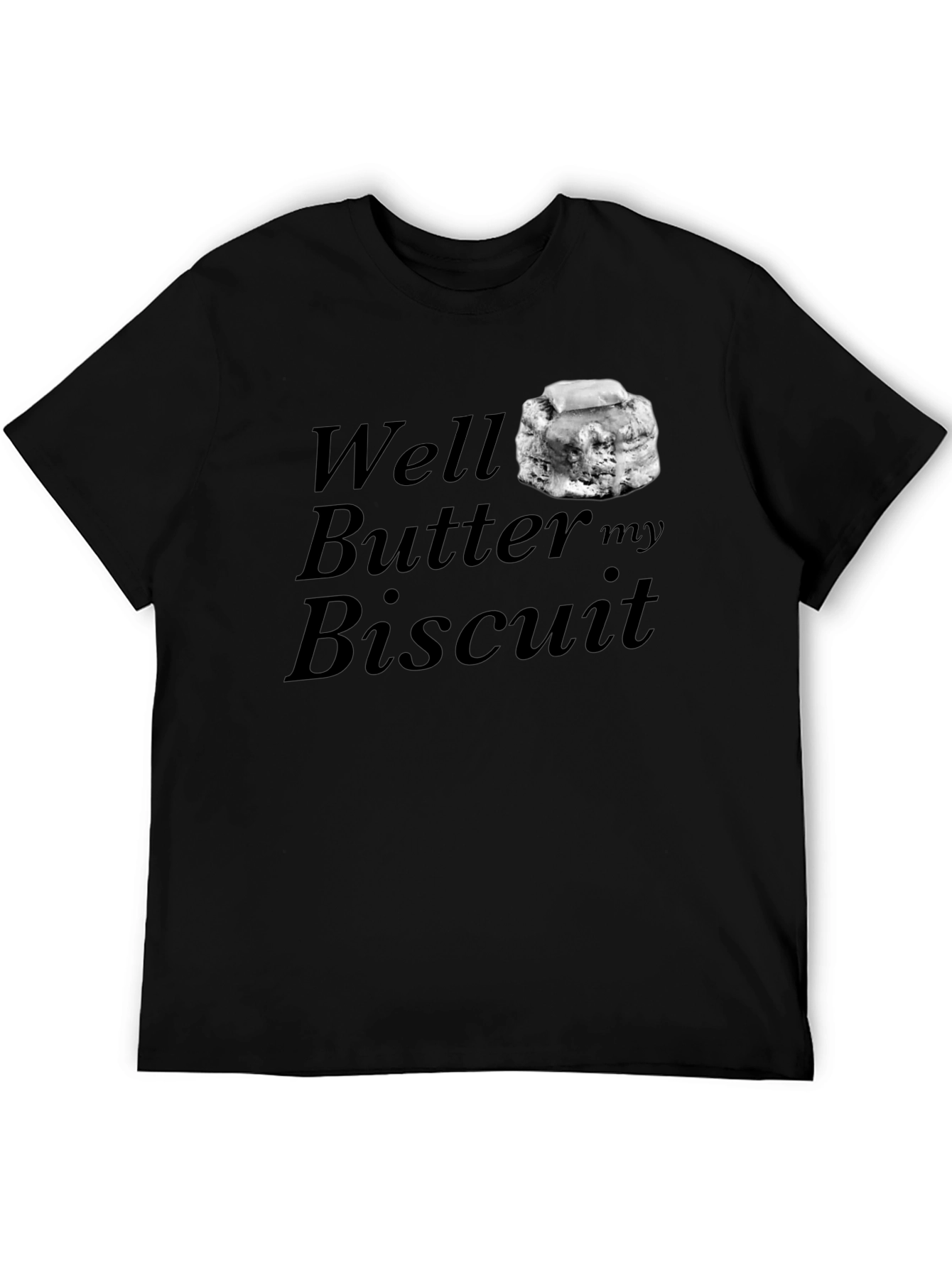Black Well Butter My Biscuit Graphic T-Shirt view 5